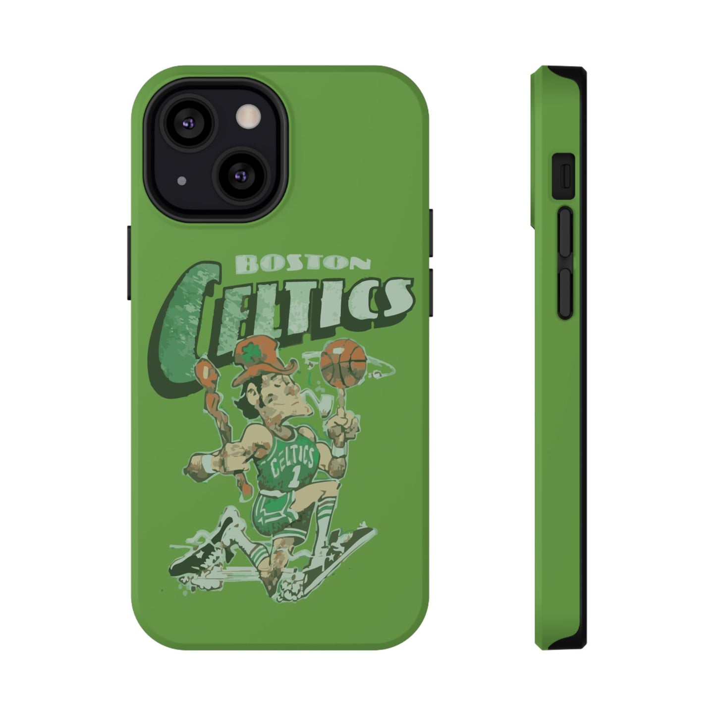 Boston Celtics Impact-Resistant Phone Case, Basketball Phone Cover, Sports Fan Gift, Sturdy Phone Case, NBA Merchandise, Team Spirit Decor