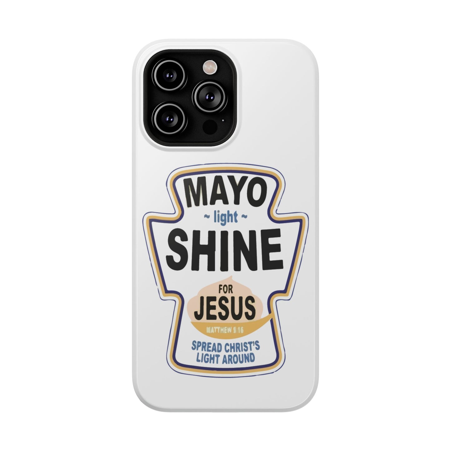 Jesus Message Impact-Resistant Case, Faith-Based Phone Cover, Inspirational Tech Accessory, Christian Gift, Bible Verse Case