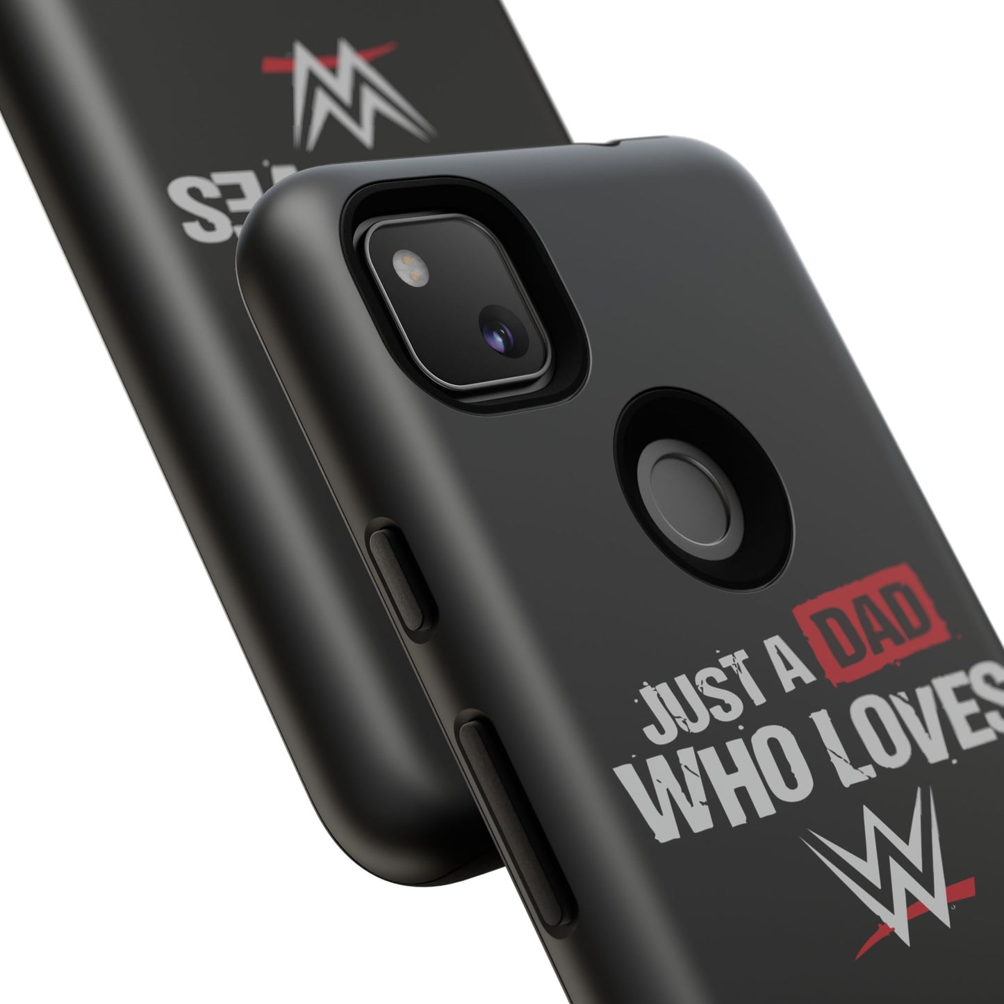 WWE Dad Phone Case, Tough Cases for Fathers, Gifts for Dad, Father's Day, Wrestling Fan Merchandise, Just a Dad Who Loves WWE
