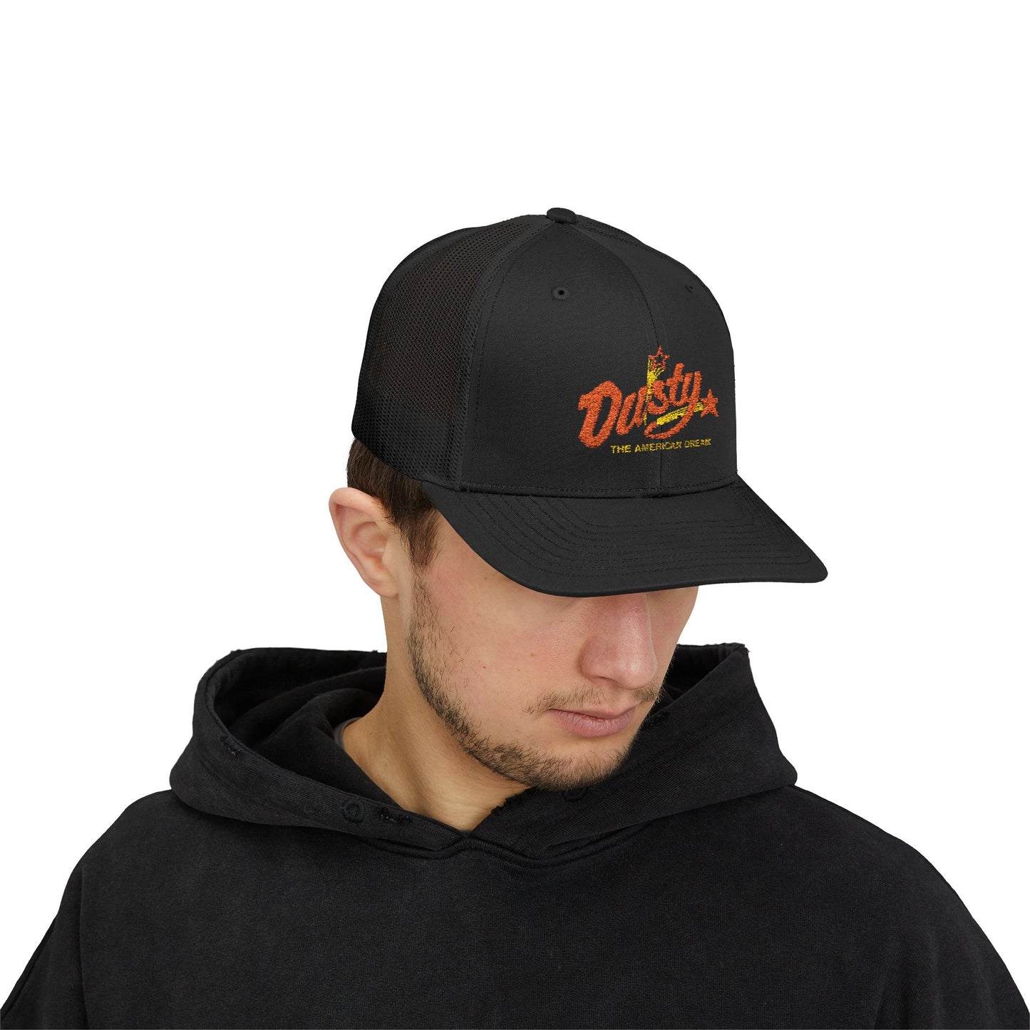 Dusty Snapback Trucker Cap, Trendy Hat, Gift for Him/Her, Casual Wear, Festival Accessory, Outdoor Style