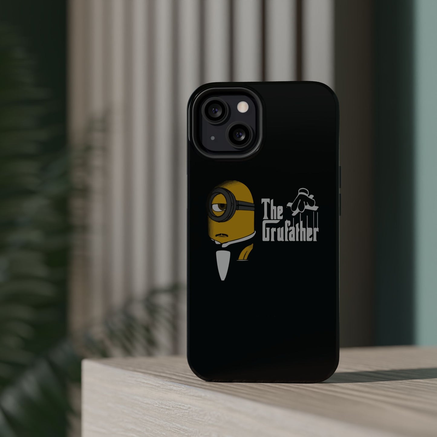 Magnetic Tough Cases: The Gruffather Phone Cover, Gift for Minions Fans, Unique Cell Phone Case, Durable Protective Case, Fun Cartoon Design