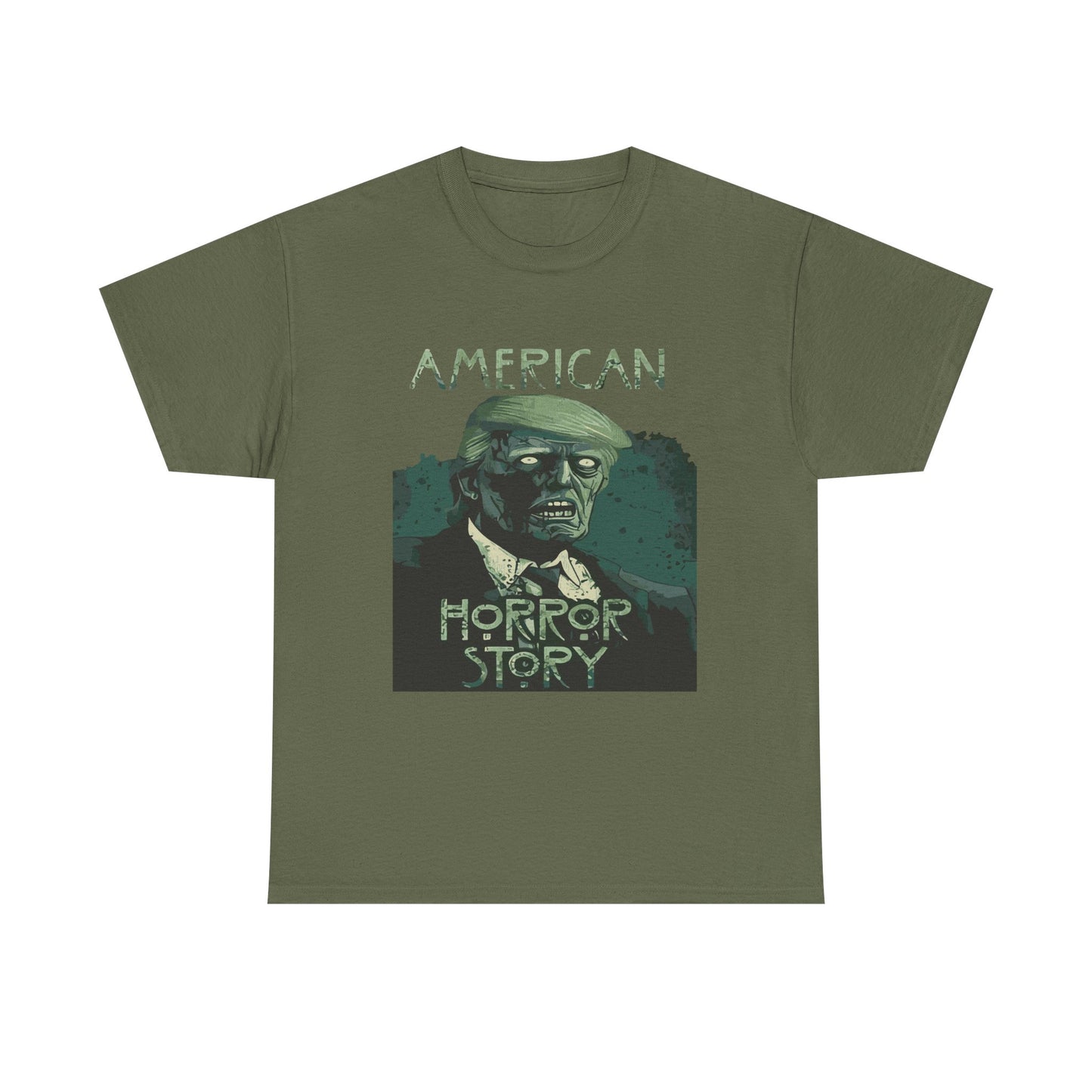 American Horror Story Unisex Heavy Cotton Tee, Horror Fan Gift, Graphic Tee, Halloween Costume, TV Show Merch