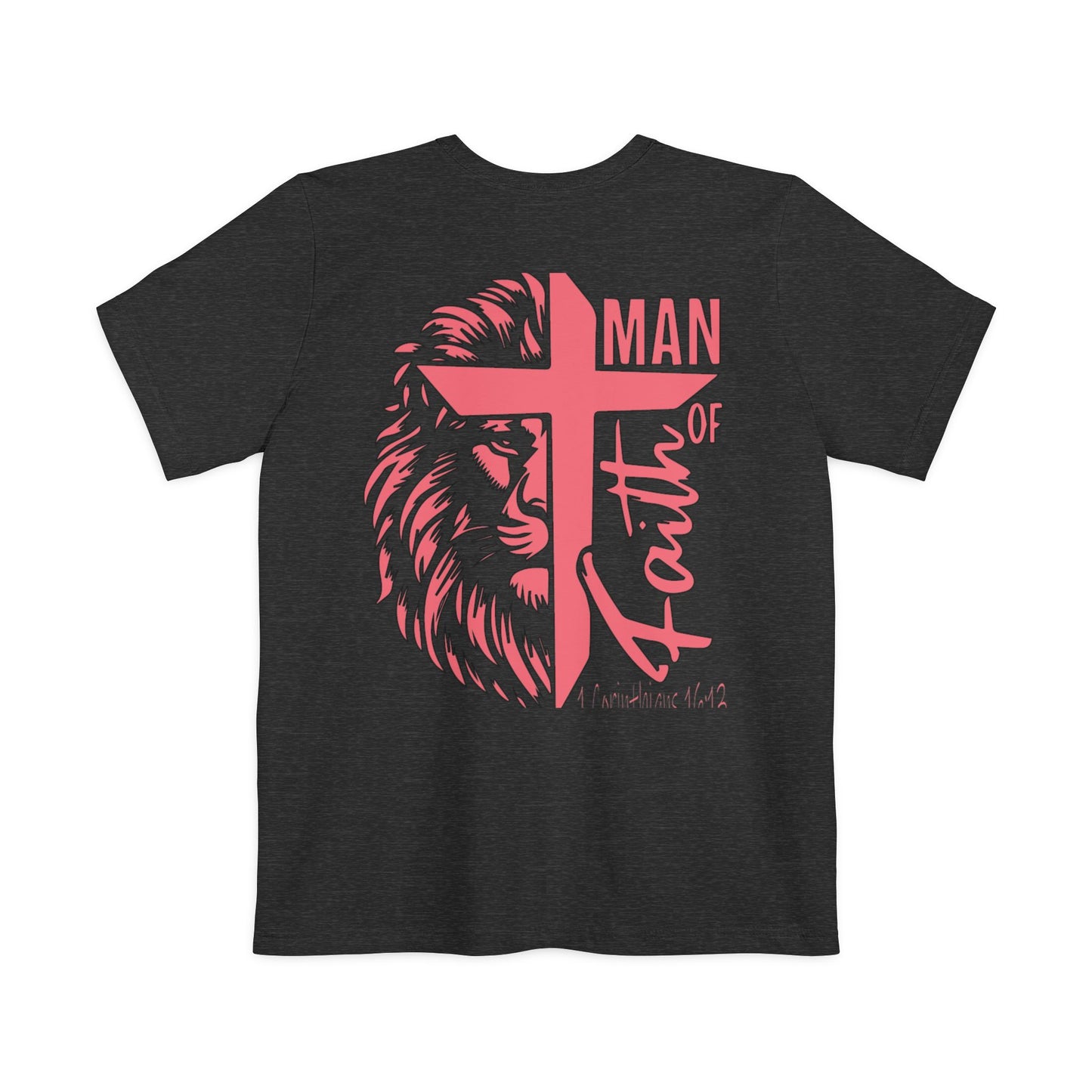 Faith-Inspired Unisex Pocket T-shirt - Perfect for Christian Men, Everyday Wear, Gifts for Dad, and Faith Celebrations