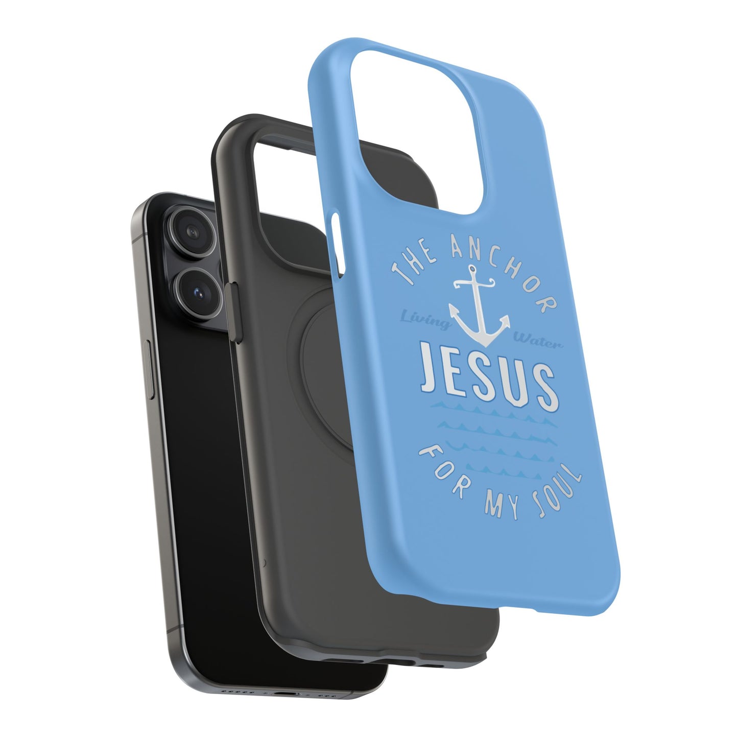 Jesus Anchor Phone Case, Christian Tech Accessories, Inspirational Gifts, Unique Phone Covers, Faith-Based Decor