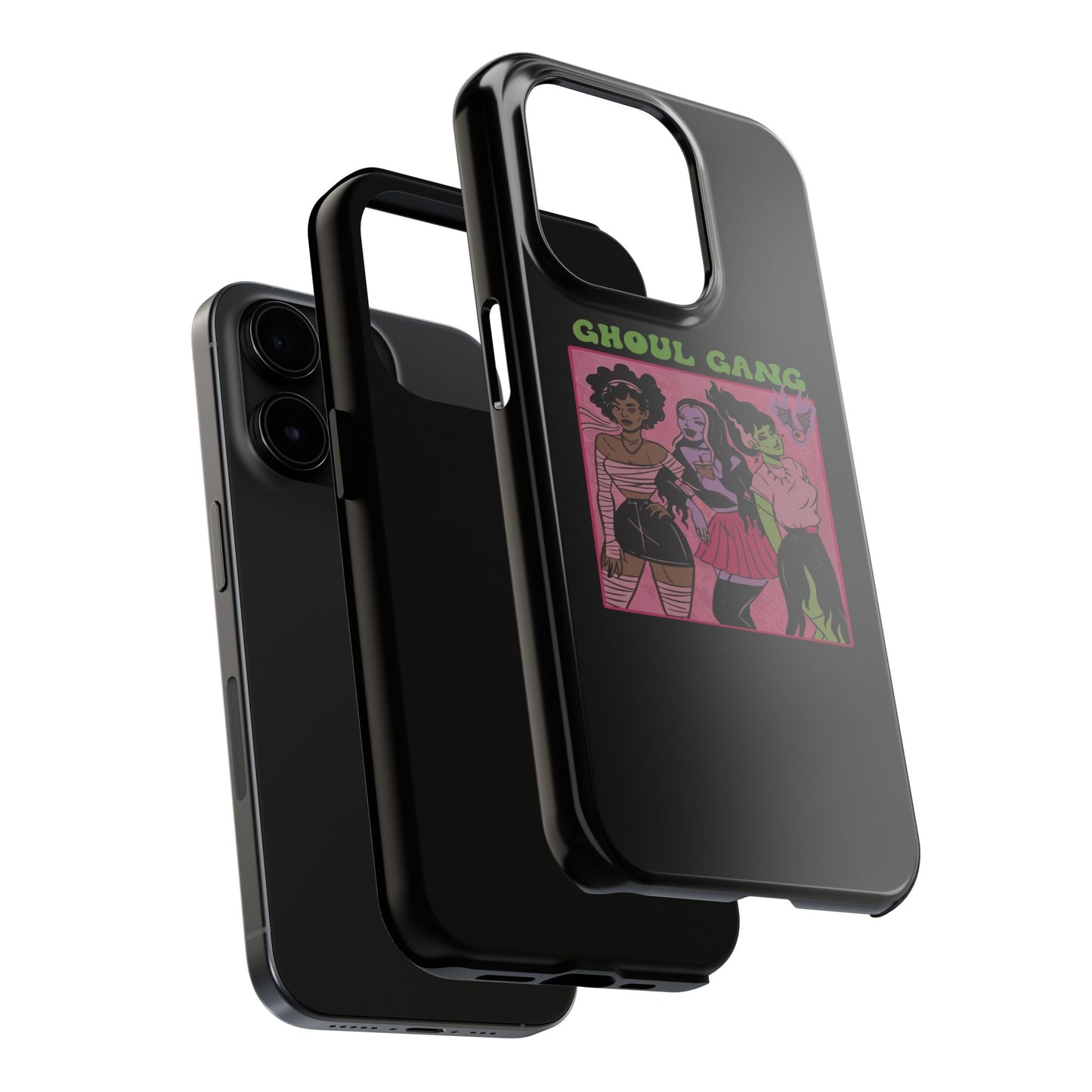 Ghoul Gang Tough Phone Cases | Unique Halloween Phone Cover, Cute Protective Case, Trendy Gift for Goth Fans, Spooky Style Accessory