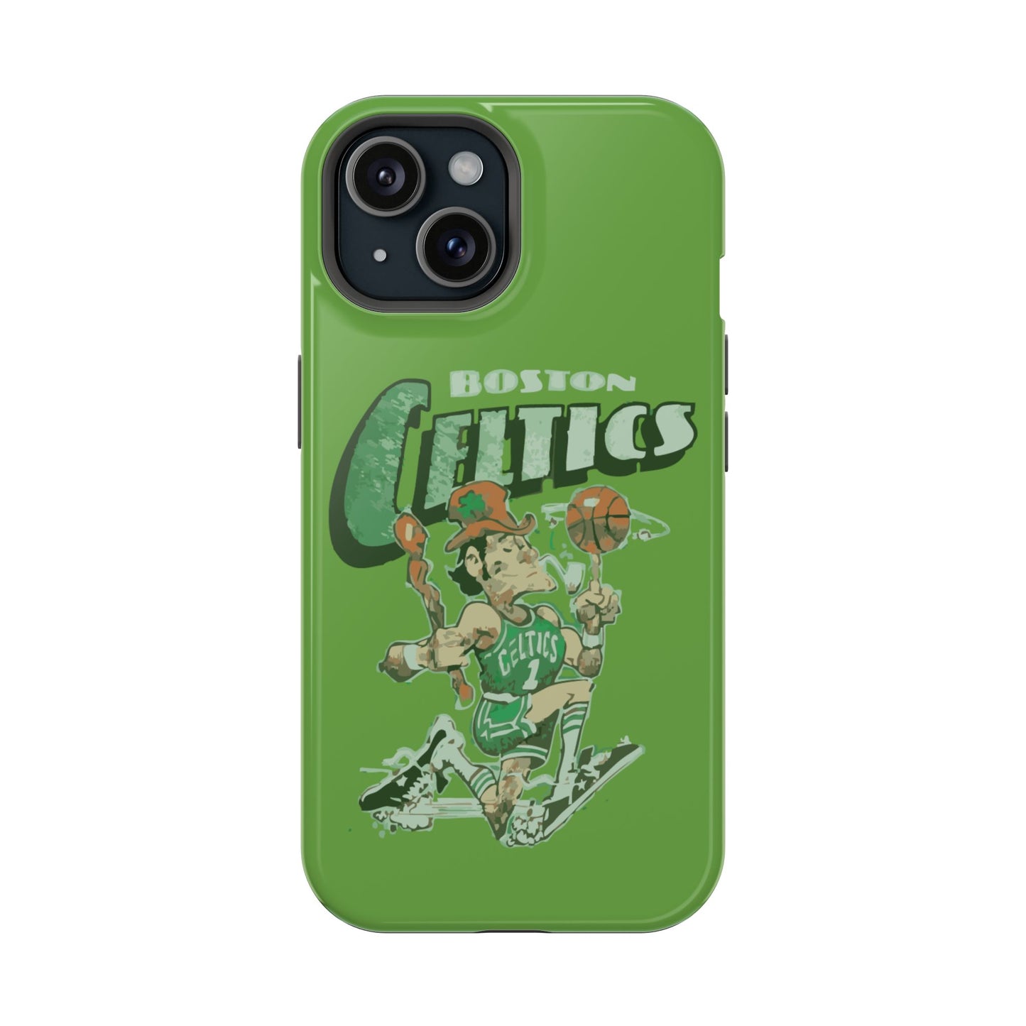 Boston Celtics Impact-Resistant Phone Case, Basketball Phone Cover, Sports Fan Gift, Sturdy Phone Case, NBA Merchandise, Team Spirit Decor