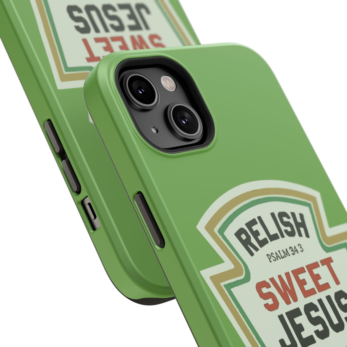 Relish Sweet Jesus Phone Case, Christian Gift, Impact-Resistant Case, Religious Phone Accessory, Faith-Based Present, Celebration Case