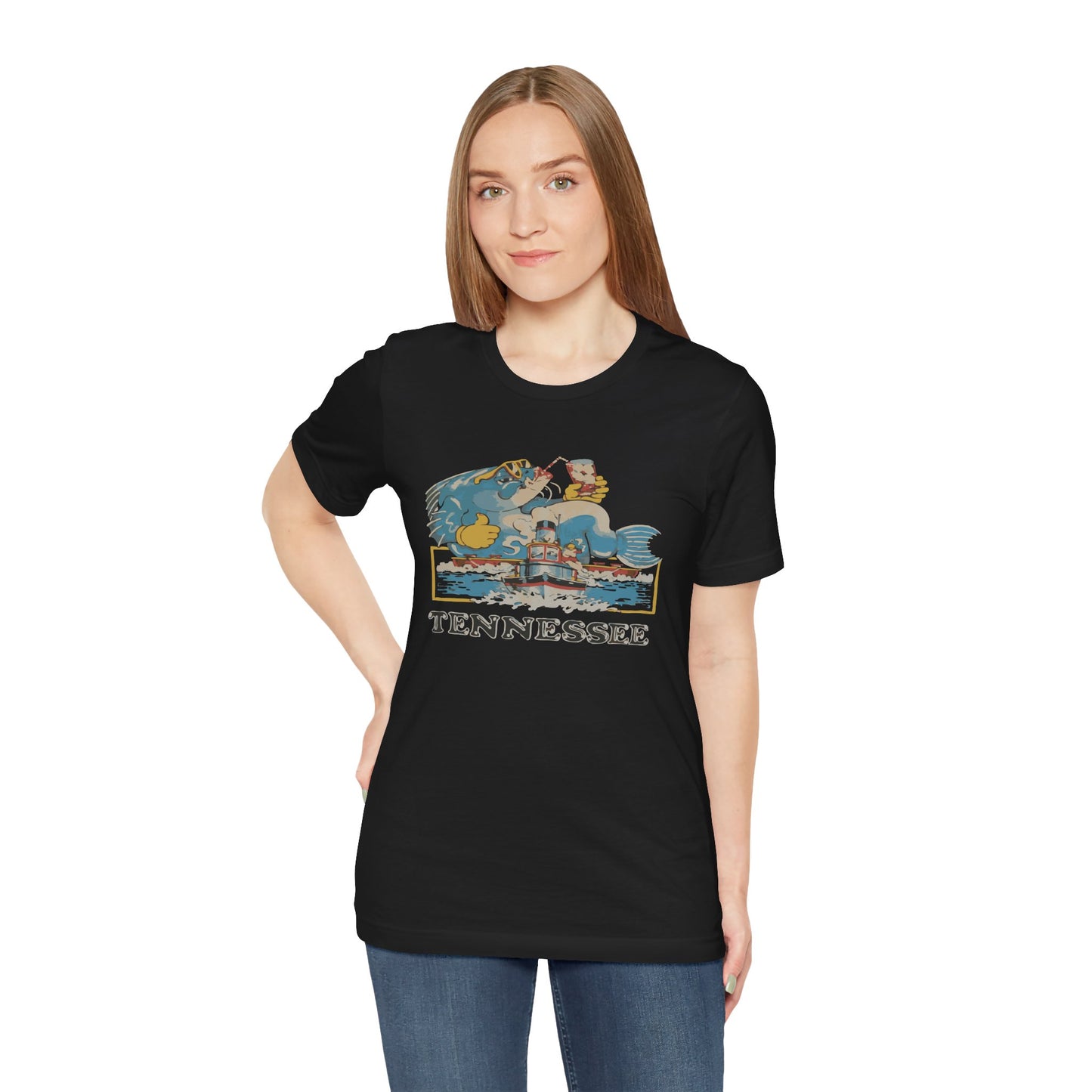 Tennessee Vintage Graphic Tee, Unisex Jersey Short Sleeve T-Shirt, Souvenir Shirt, Vacation Wear, Gift for Travelers, Retro Tee