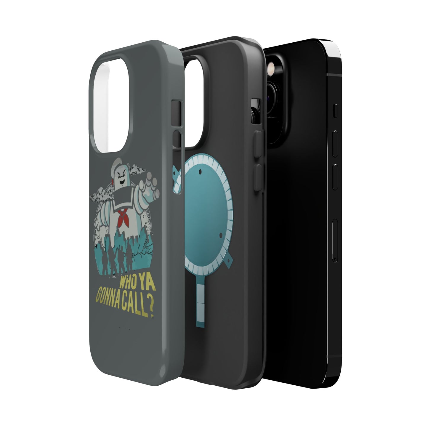 Ghostbuster-Inspired Tough Phone Case - Who Ya Gonna Call? - Perfect for Fans, Gift for Halloween, Geeky Accessories, Durable Protection