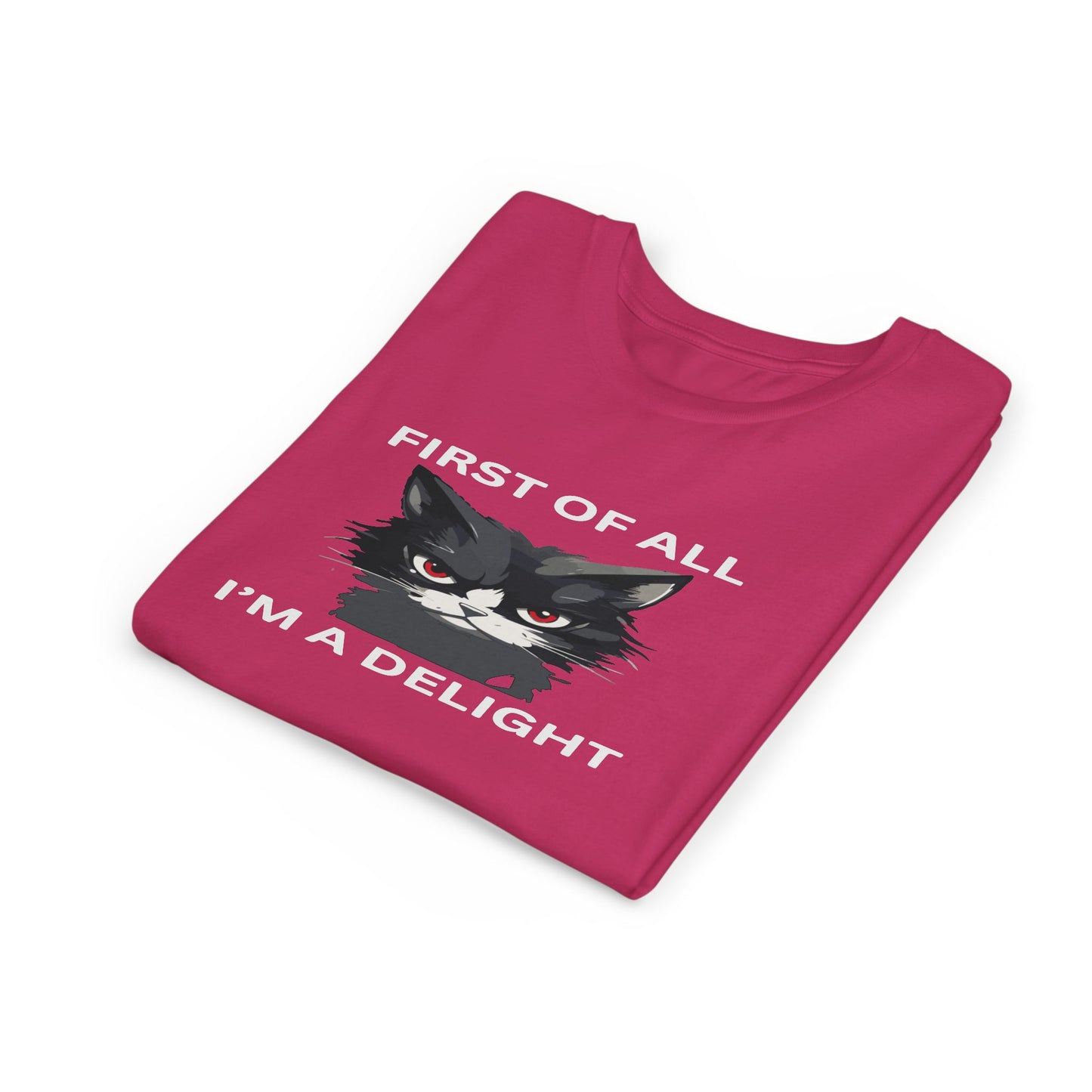 Youth Cat Humor Tee - Perfect for Cat Lovers, Birthday Gifts for Kids, Everyday Wear, Funny Quotes Shirt, Gift for Pet Lovers