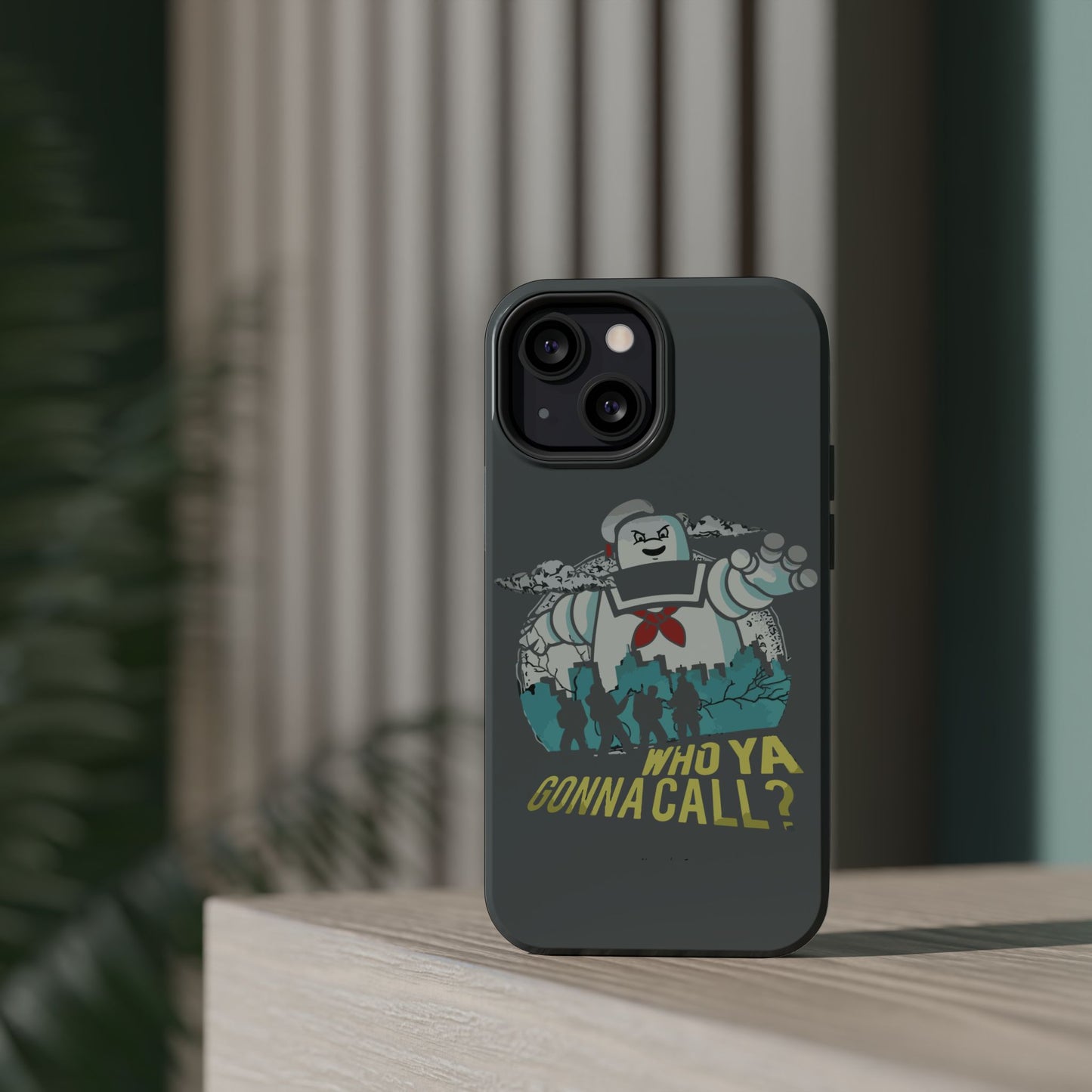 Ghostbuster-Inspired Tough Phone Case - Who Ya Gonna Call? - Perfect for Fans, Gift for Halloween, Geeky Accessories, Durable Protection