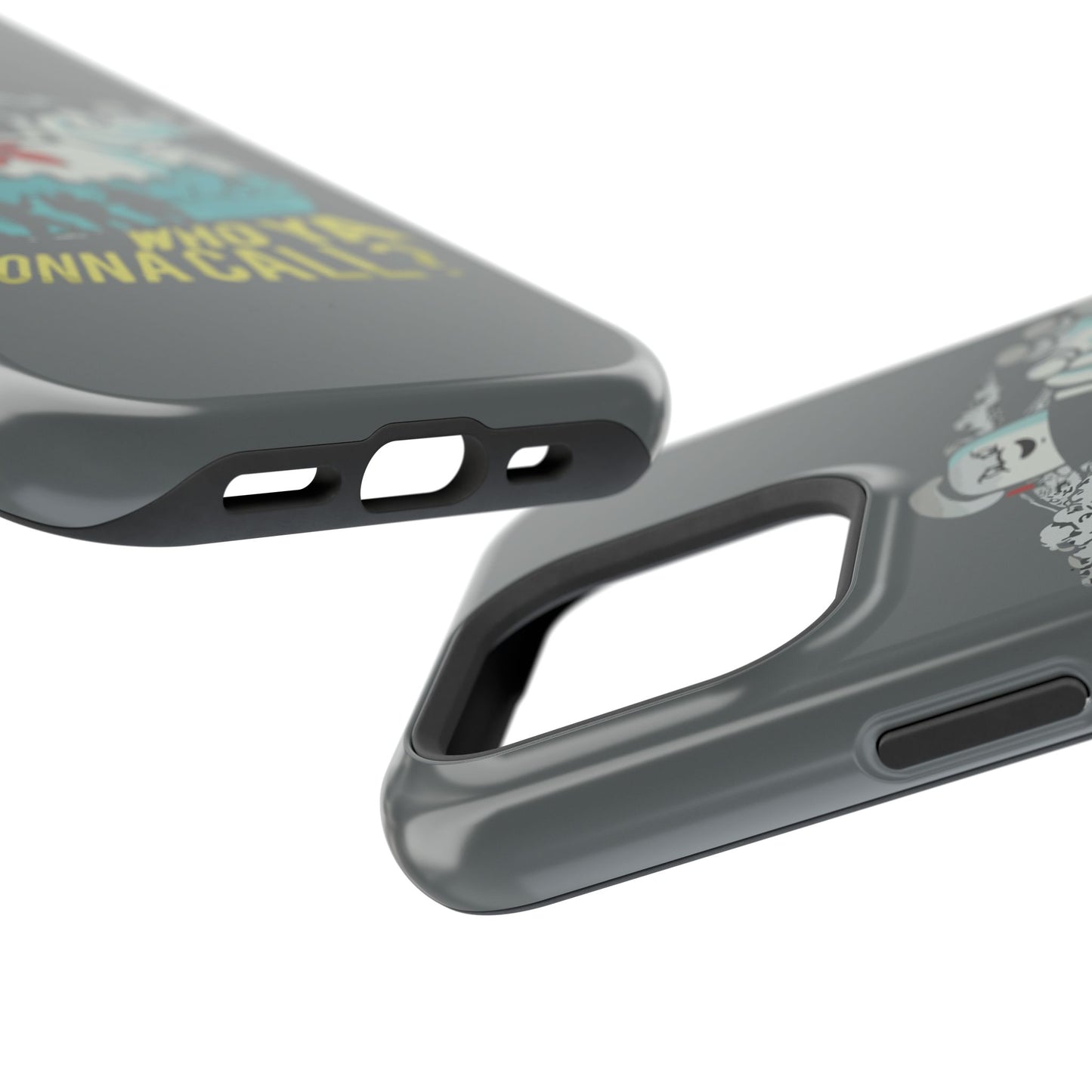 Ghostbuster-Inspired Tough Phone Case - Who Ya Gonna Call? - Perfect for Fans, Gift for Halloween, Geeky Accessories, Durable Protection