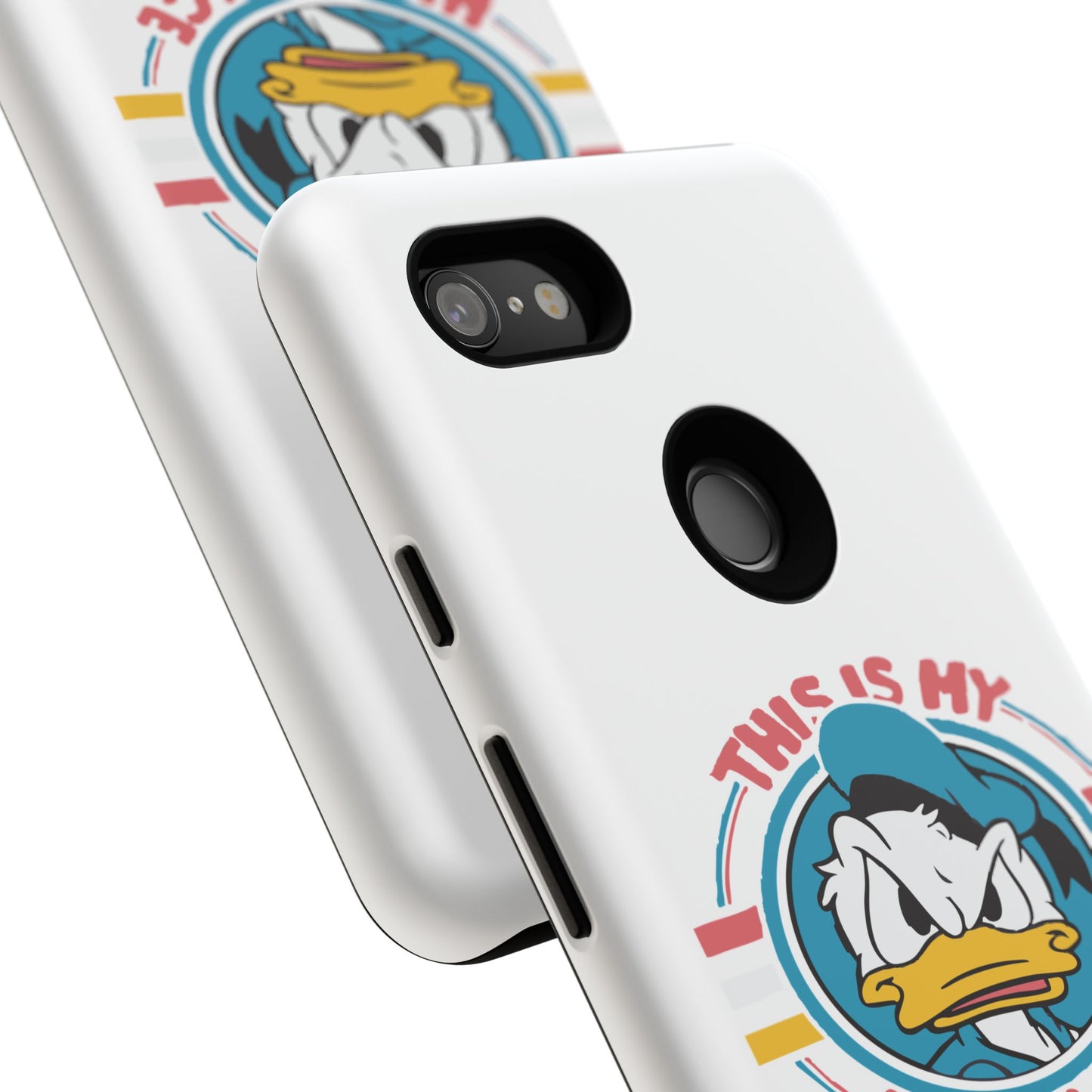 Tough Cases: This is My Happy Face Phone Case, Funny Phone Case, Donald Duck Case, Cute Phone Accessory, Gift for Disney Fans