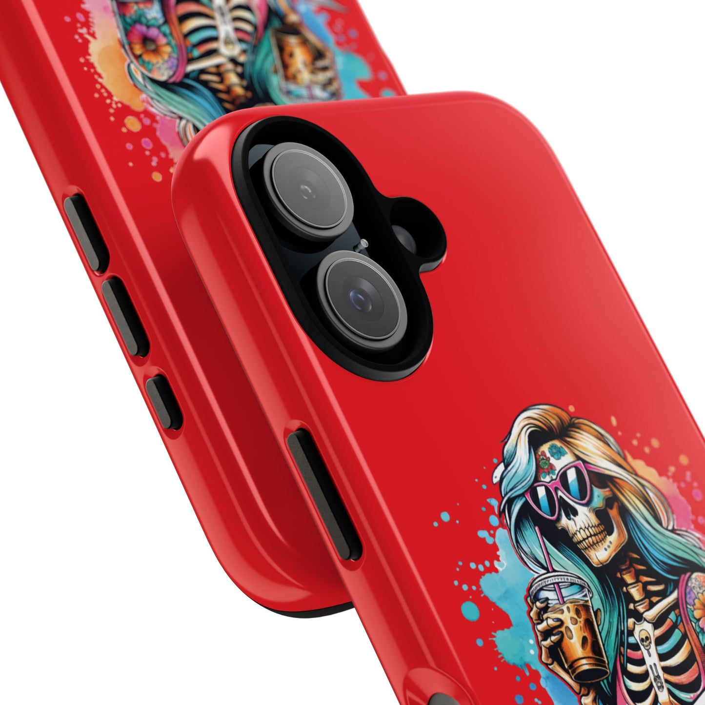 Cool Moms Club Phone Case - Tough Cases, Funky Phone Cover, Gift for Moms, Skeleton Design, Trendy Tech Accessories