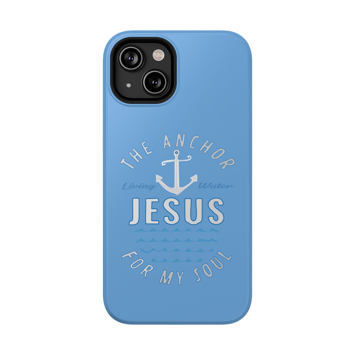 Jesus Anchor Phone Case, Christian Tech Accessories, Inspirational Gifts, Unique Phone Covers, Faith-Based Decor