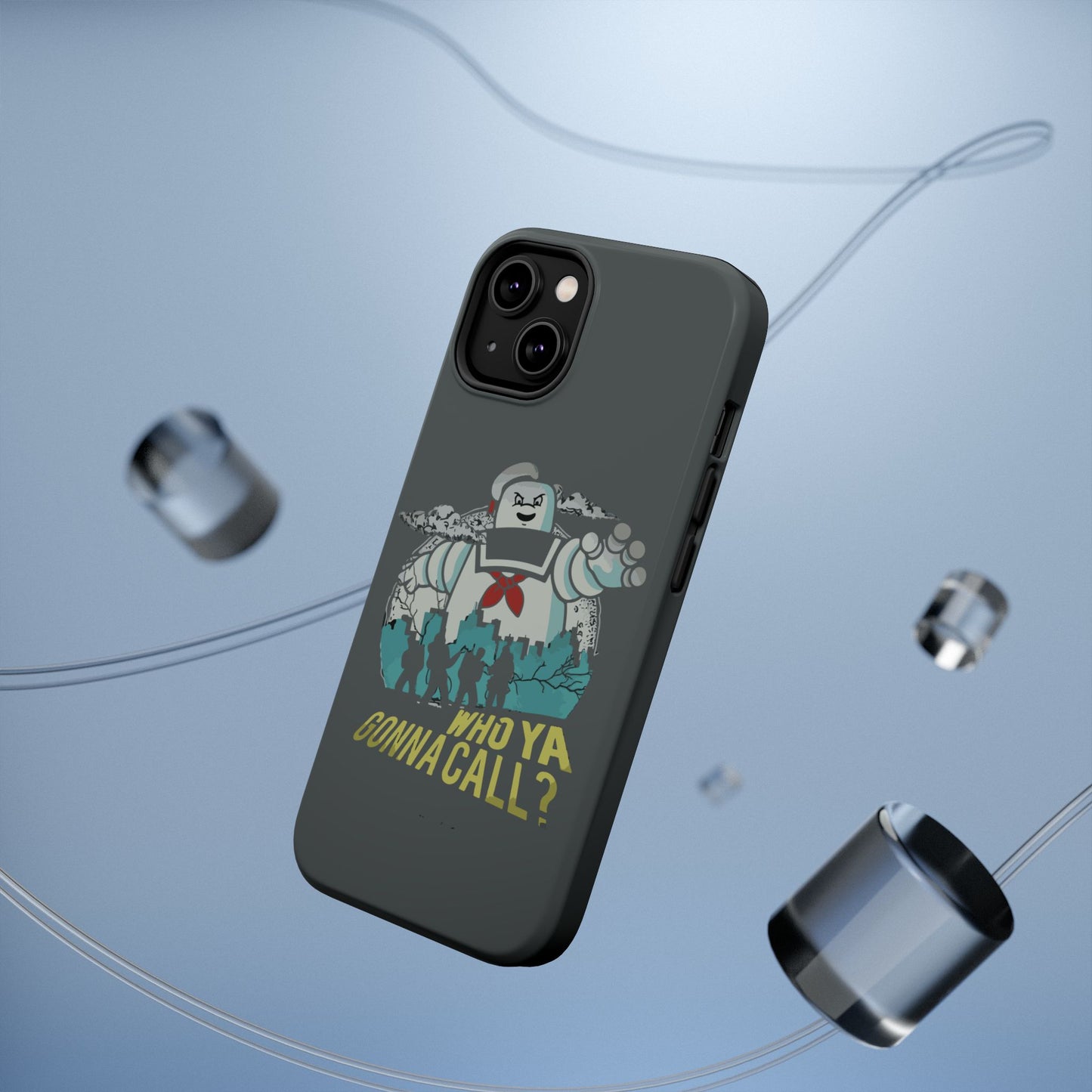 Ghostbuster-Inspired Tough Phone Case - Who Ya Gonna Call? - Perfect for Fans, Gift for Halloween, Geeky Accessories, Durable Protection