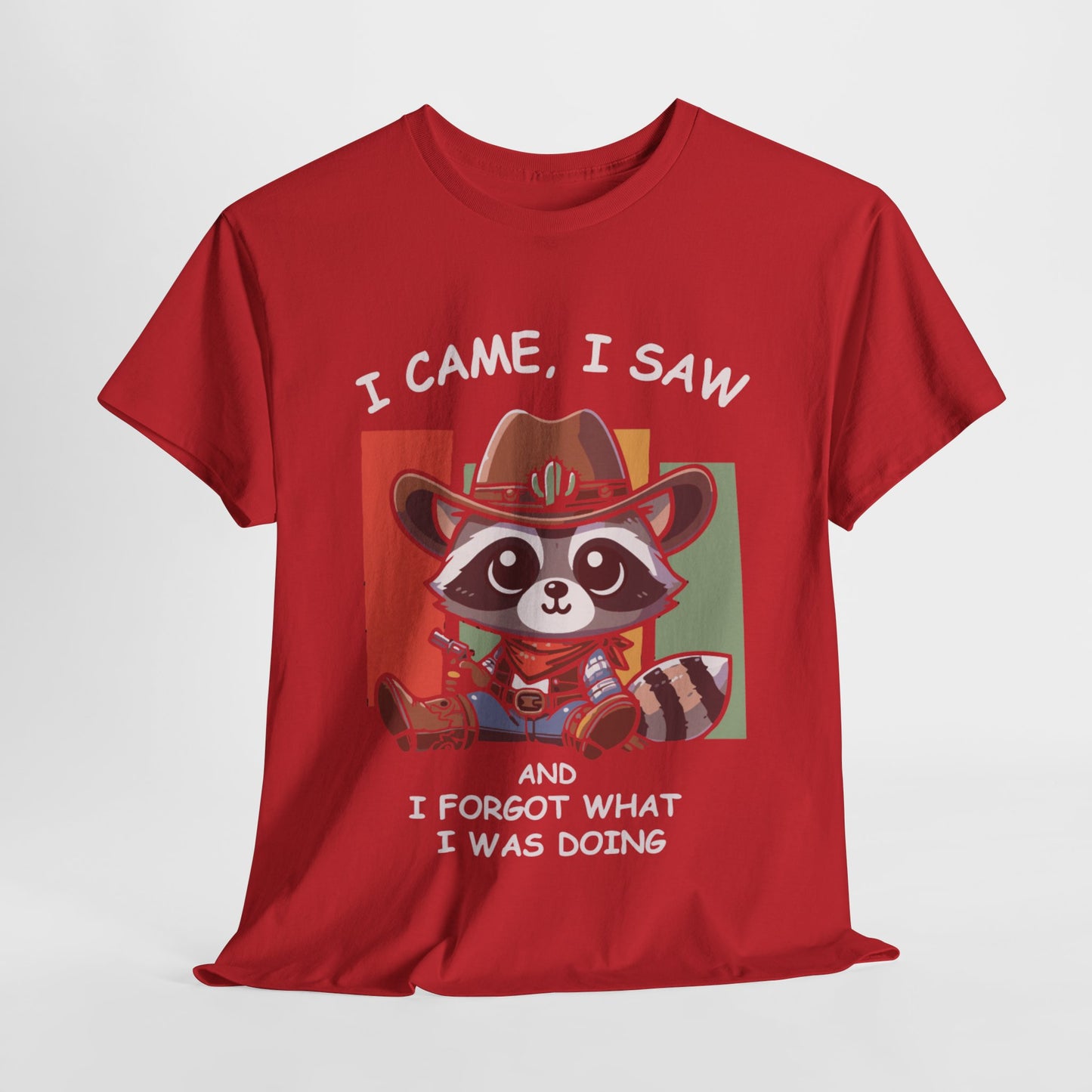 Fun Raccoon Graphic Tee, Cute Funny Animal T-Shirt, Unique Gift, Unisex Cotton Tee, Casual Wear, Birthday Gift, Humor Shirt