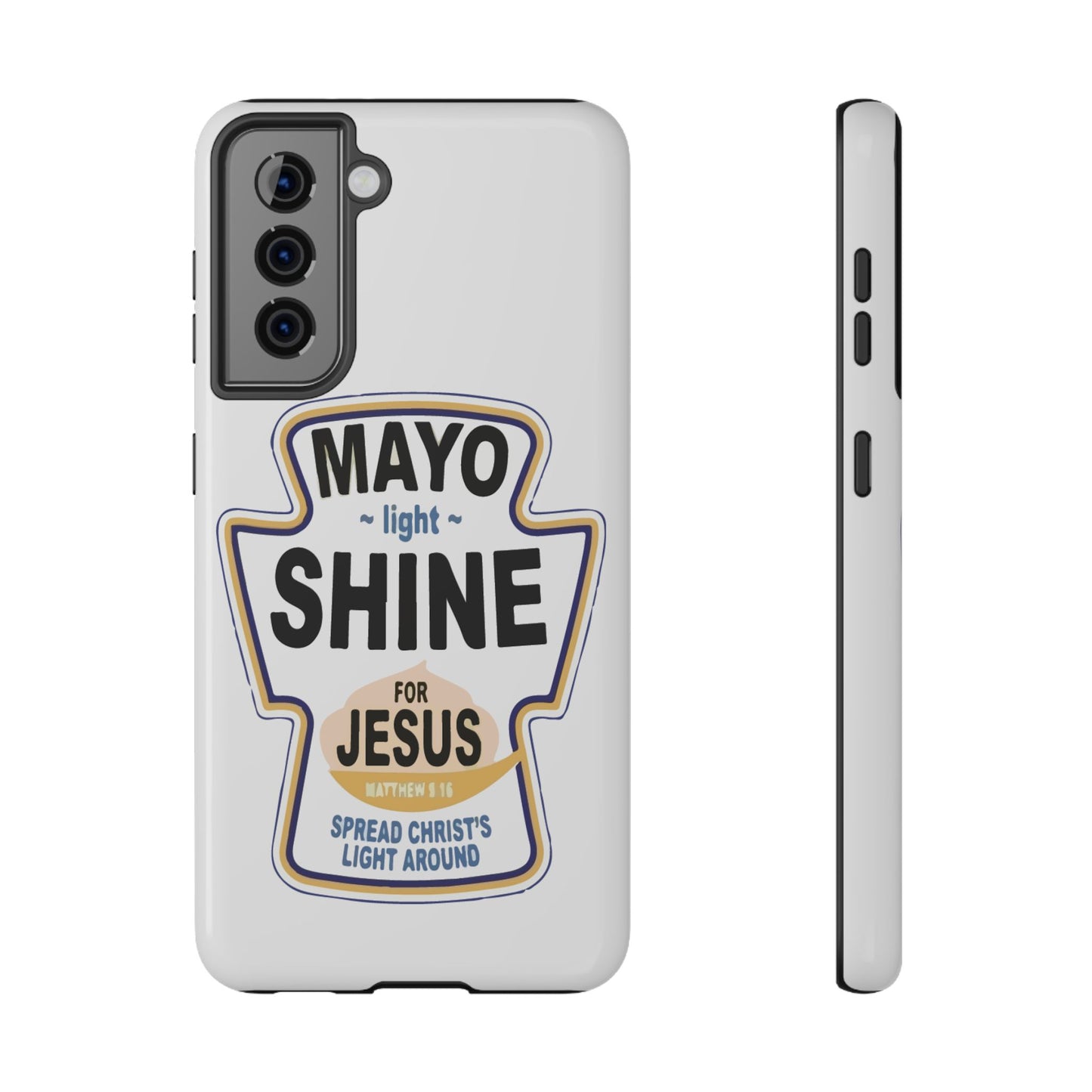 Jesus Message Impact-Resistant Case, Faith-Based Phone Cover, Inspirational Tech Accessory, Christian Gift, Bible Verse Case