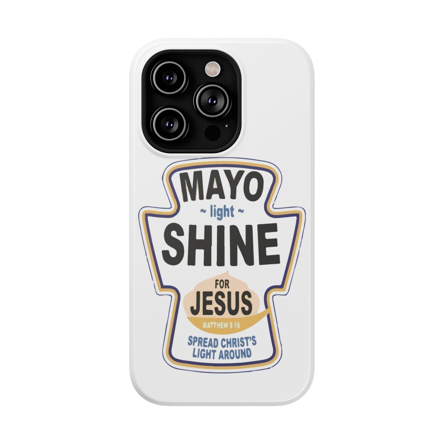 Jesus Message Impact-Resistant Case, Faith-Based Phone Cover, Inspirational Tech Accessory, Christian Gift, Bible Verse Case