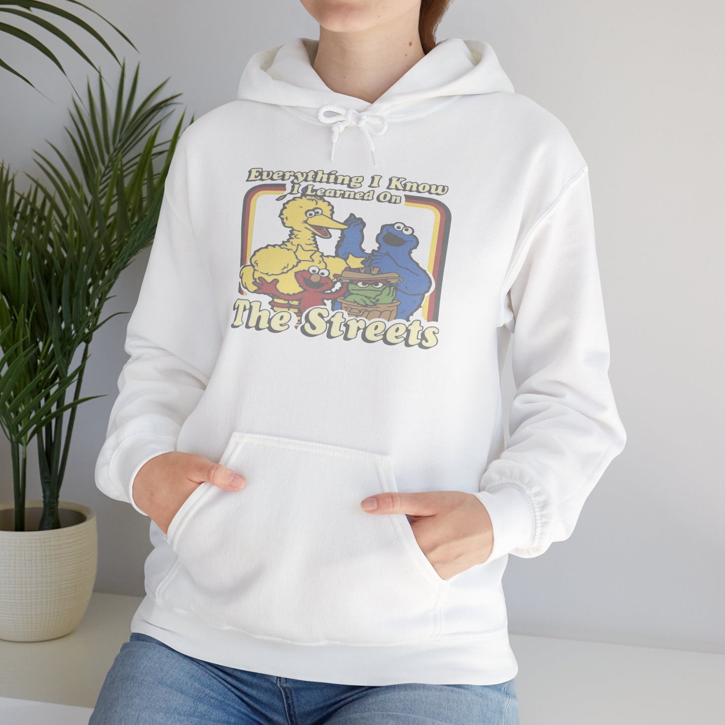 Vintage Street Art Hoodie - Cozy Unisex Sweatshirt for Creative Souls, Outdoor Relaxation, Casual Hangouts