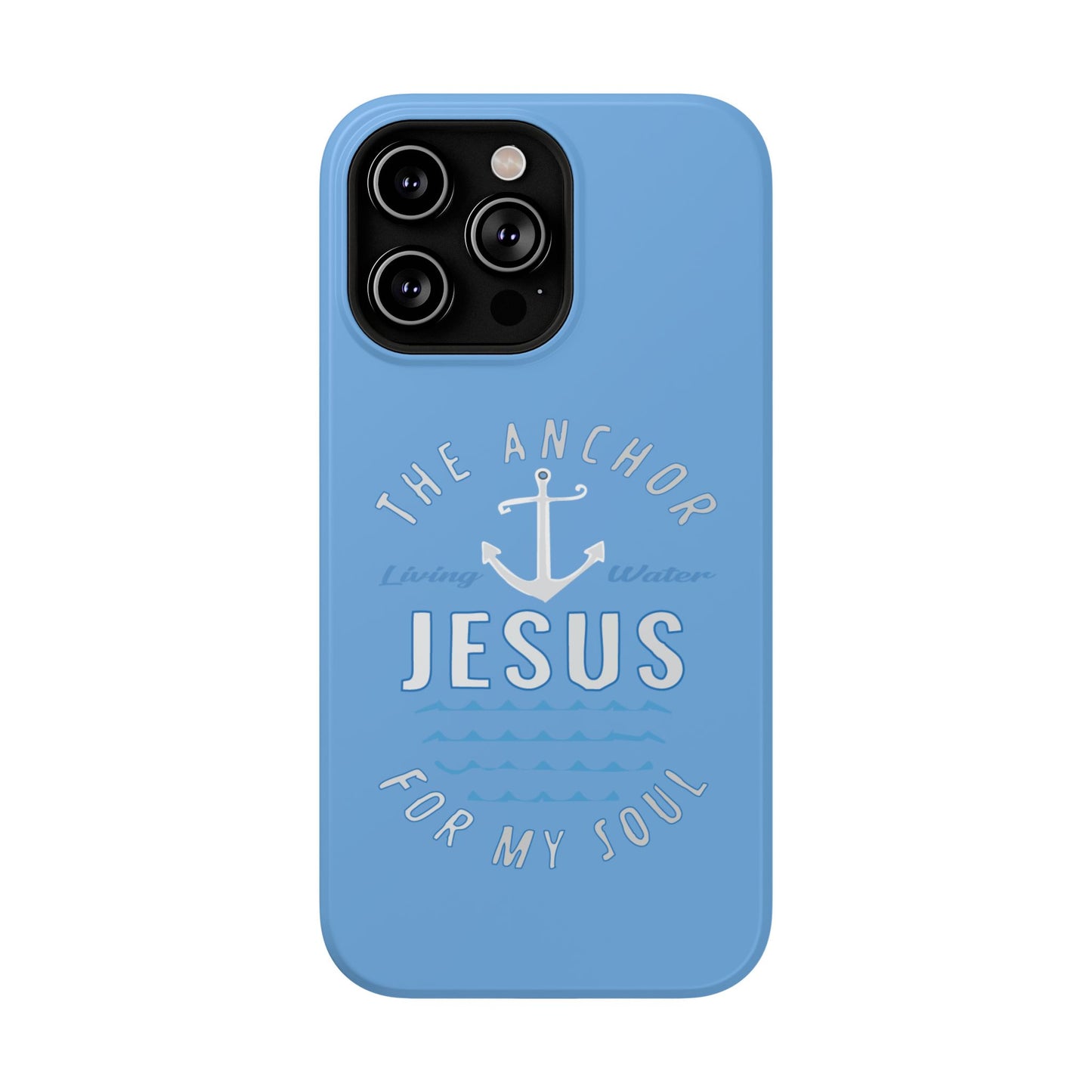 Jesus Anchor Phone Case, Christian Tech Accessories, Inspirational Gifts, Unique Phone Covers, Faith-Based Decor