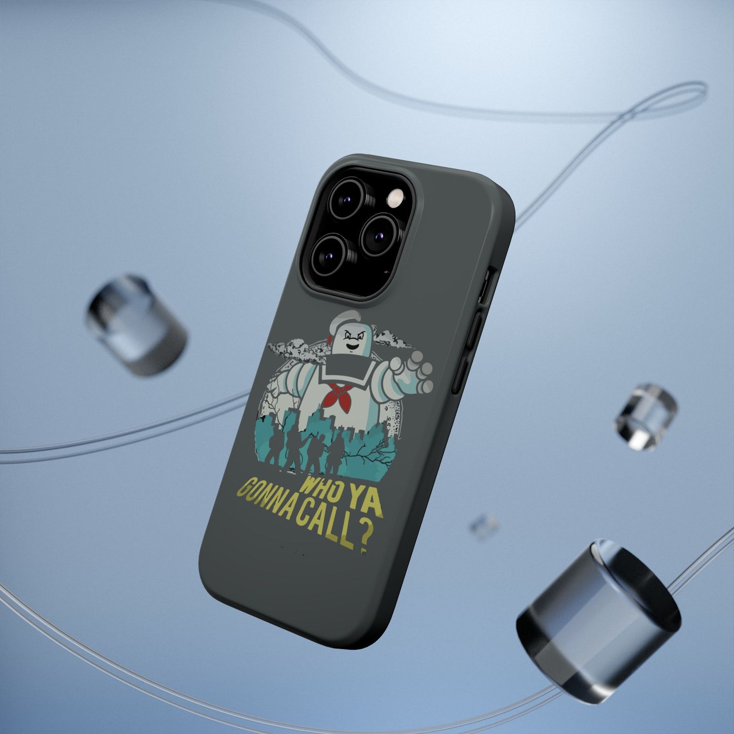 Ghostbuster-Inspired Tough Phone Case - Who Ya Gonna Call? - Perfect for Fans, Gift for Halloween, Geeky Accessories, Durable Protection