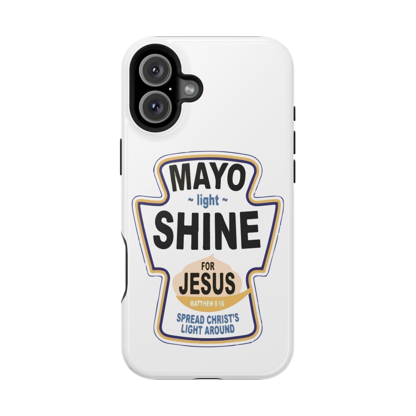 Jesus Message Impact-Resistant Case, Faith-Based Phone Cover, Inspirational Tech Accessory, Christian Gift, Bible Verse Case