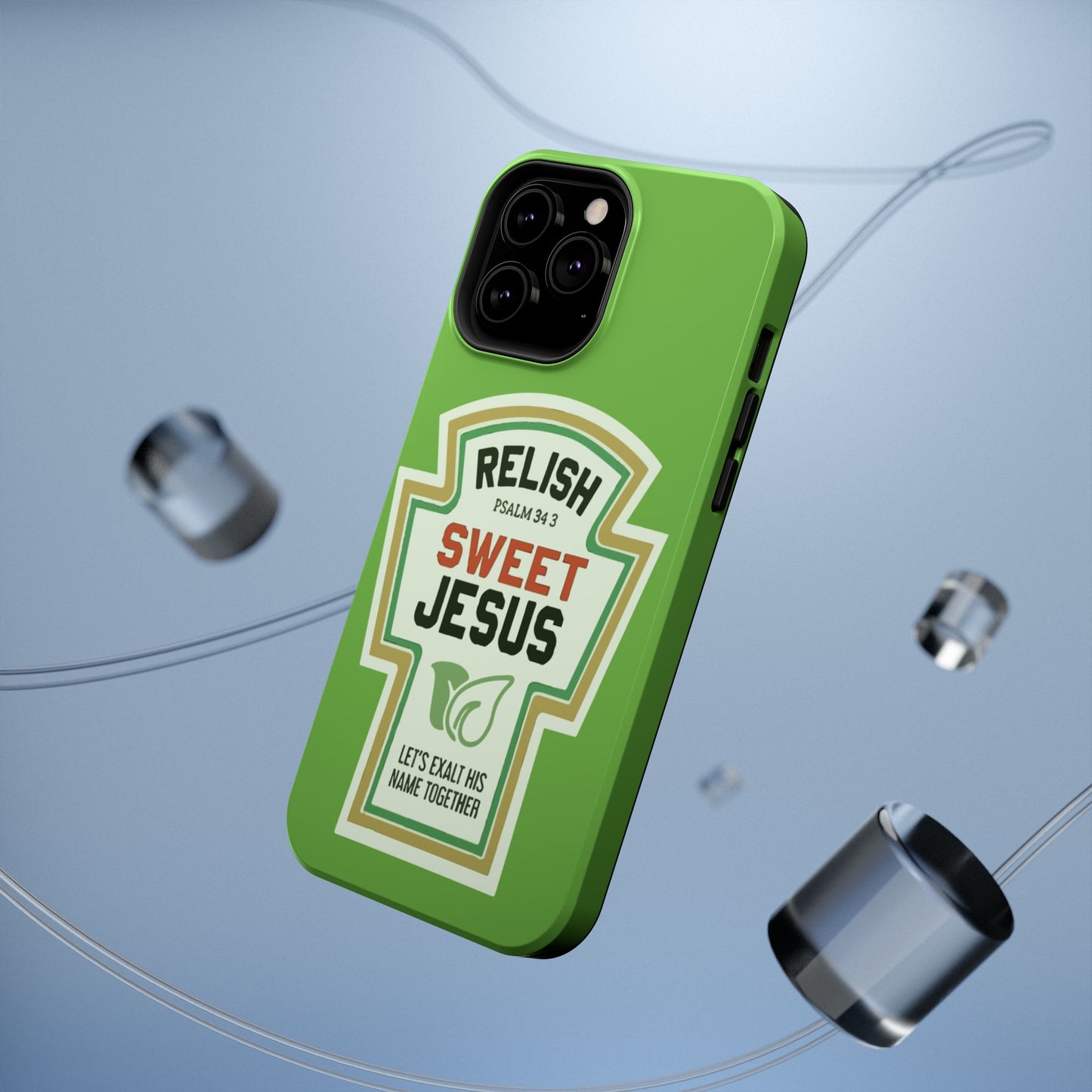Relish Sweet Jesus Phone Case, Christian Gift, Impact-Resistant Case, Religious Phone Accessory, Faith-Based Present, Celebration Case