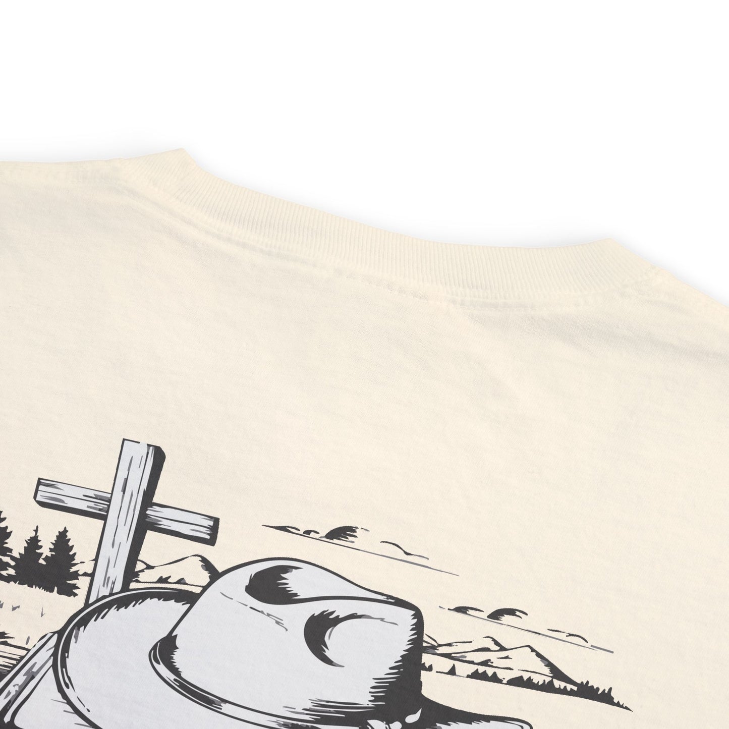 Faith-Inspired Pocket T-Shirt with Uplifting Bible Verse