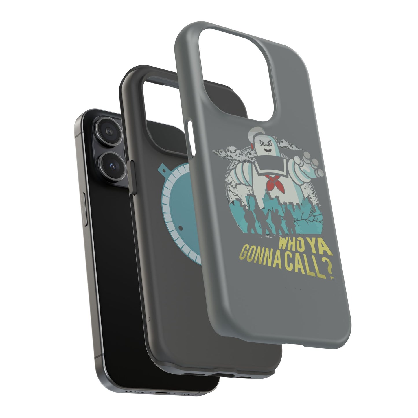 Ghostbuster-Inspired Tough Phone Case - Who Ya Gonna Call? - Perfect for Fans, Gift for Halloween, Geeky Accessories, Durable Protection