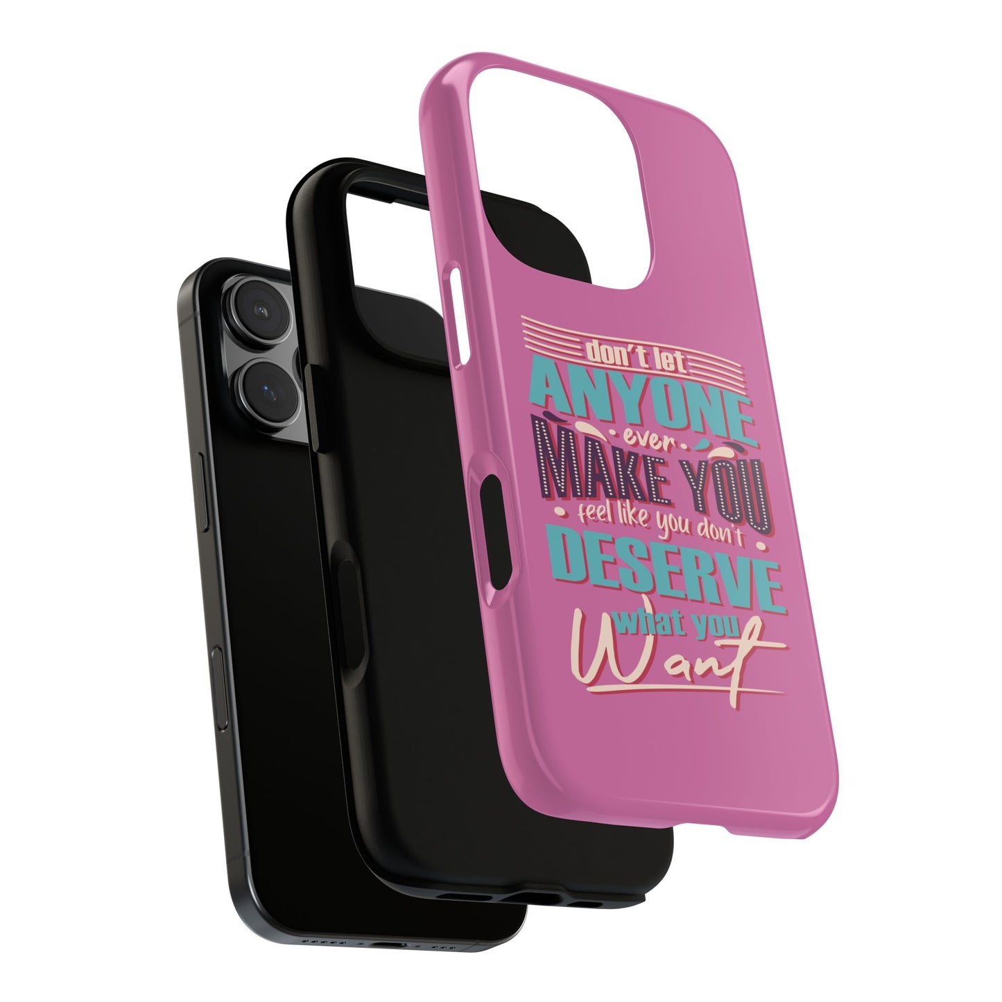 Inspirational Phone Case, Motivational Phone Cover, Tough Cases for Her, Gift for Friends, Self-Love Quote Case