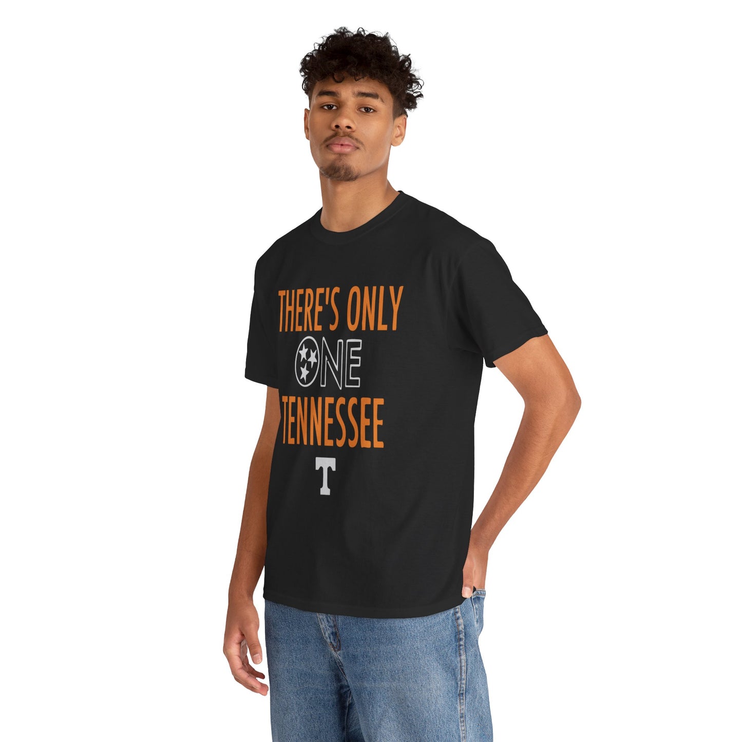 Tennessee Pride Tee, Unisex Heavy Cotton Tee, Tennessee Fans Gift, College Sports Apparel, Casual Everyday Wear, State Pride Shirt