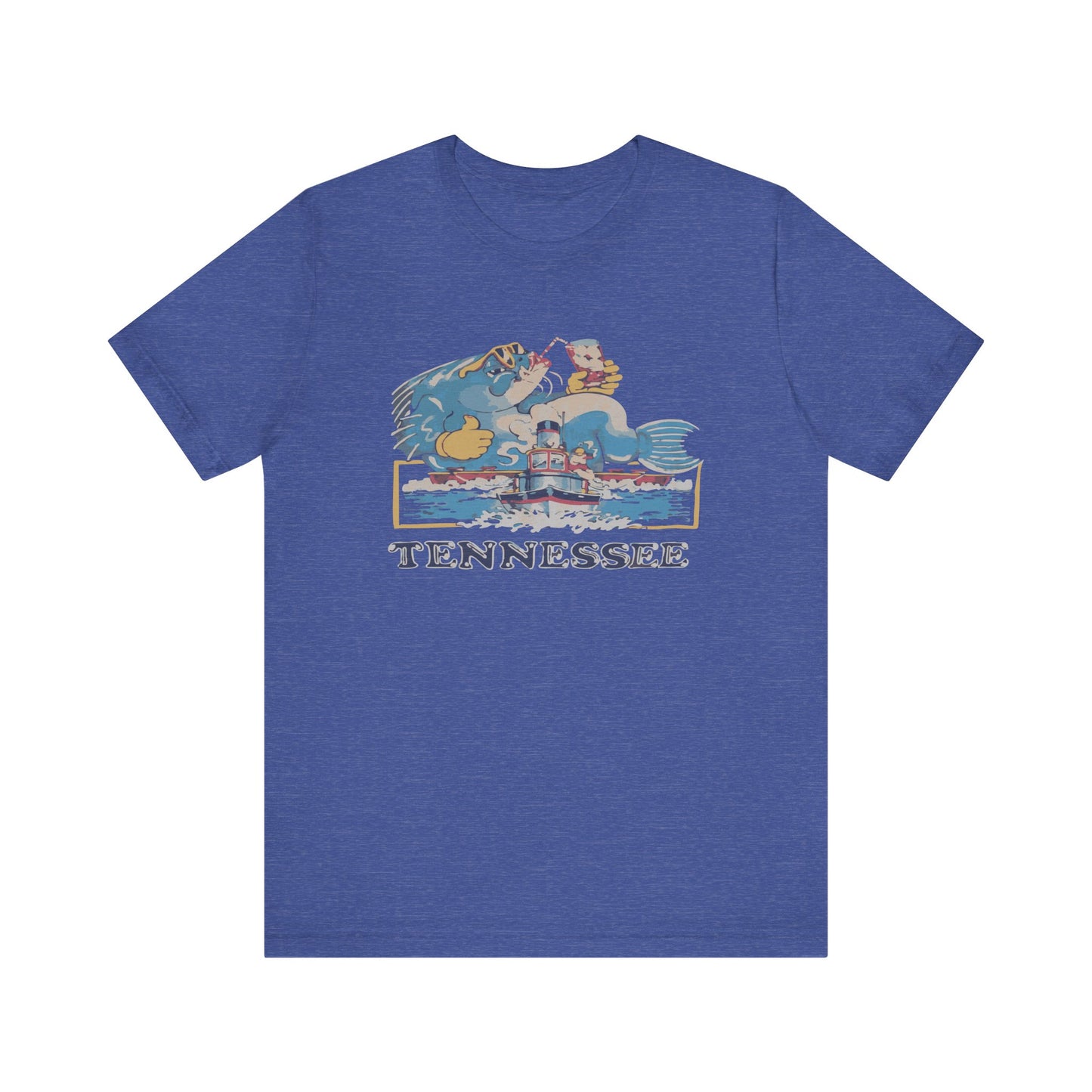 Tennessee Vintage Graphic Tee, Unisex Jersey Short Sleeve T-Shirt, Souvenir Shirt, Vacation Wear, Gift for Travelers, Retro Tee