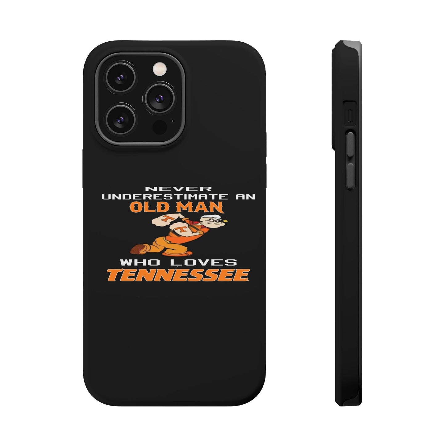 Tough Phone Case, Old Man Who Loves Tennessee, Gift for Grandpa, Tennessee Pride, Men's Accessories, Father's Day, Custom Cases