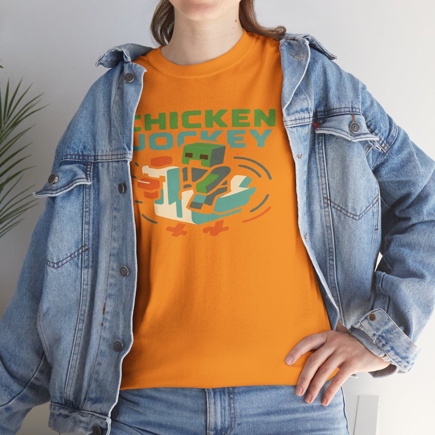 Chicken Jockey Minecraft T-shirt