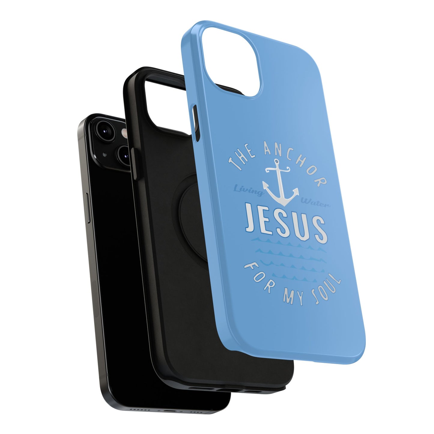 Jesus Anchor Phone Case, Christian Tech Accessories, Inspirational Gifts, Unique Phone Covers, Faith-Based Decor