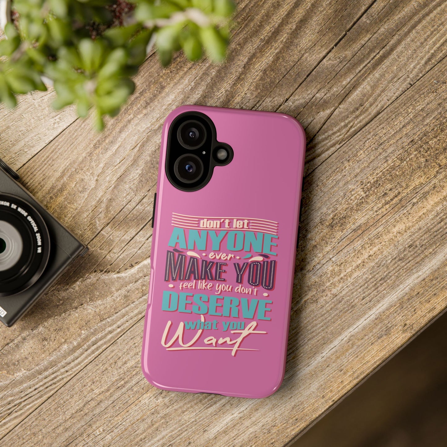 Inspirational Phone Case, Motivational Phone Cover, Tough Cases for Her, Gift for Friends, Self-Love Quote Case