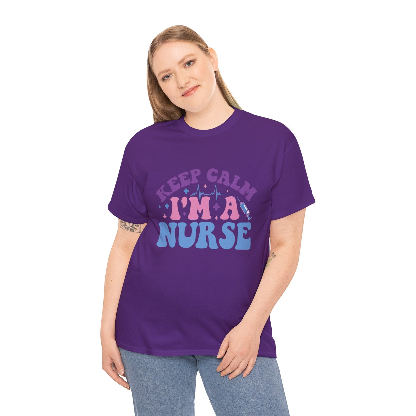 Nurse Appreciation Heavy Cotton Tee, Funny Nurse Gift, Medical Humor Shirt, Nurse Day Celebration Tee, Caregiver Outfit