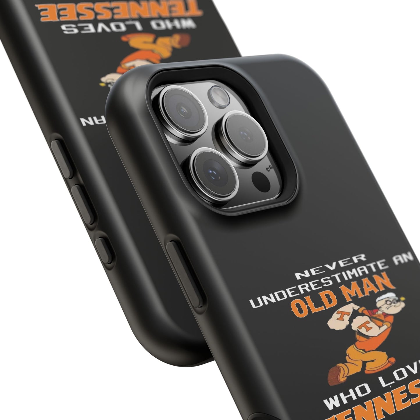 Tough Phone Case, Old Man Who Loves Tennessee, Gift for Grandpa, Tennessee Pride, Men's Accessories, Father's Day, Custom Cases