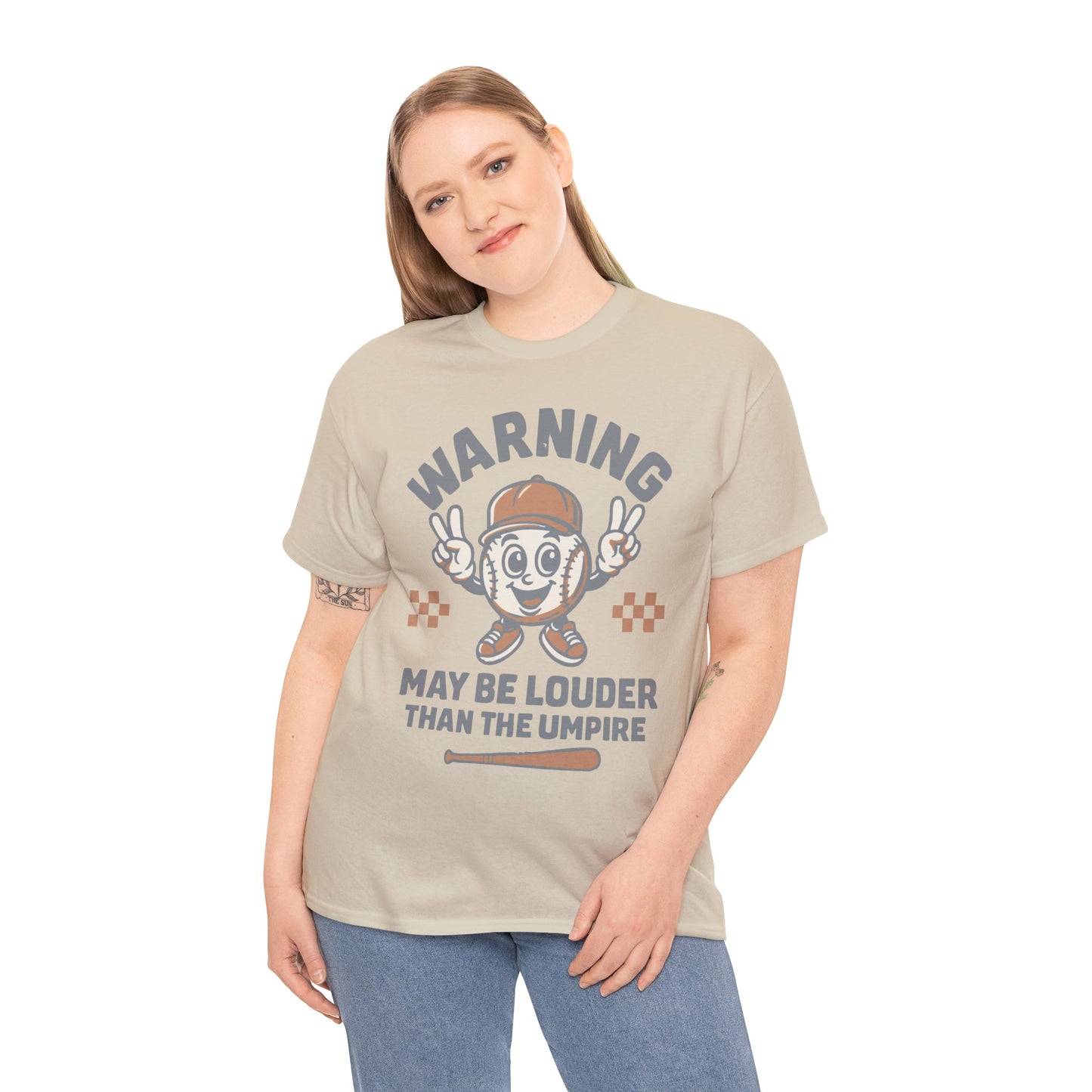 Warning T-Shirt, Fun Umpire Tee, Unique Sports Gift, Casual Wear, Perfect for Baseball Fans