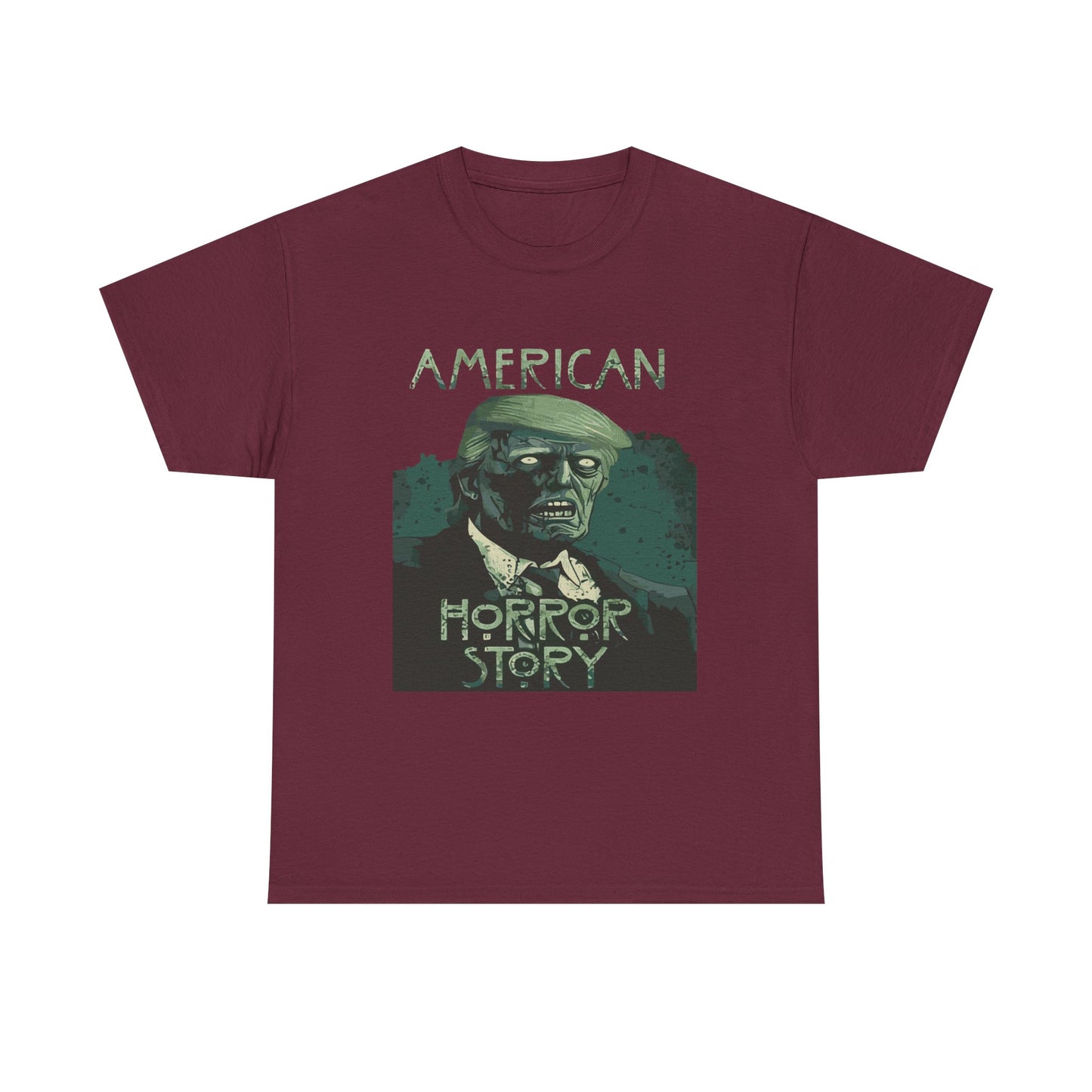 American Horror Story Unisex Heavy Cotton Tee, Horror Fan Gift, Graphic Tee, Halloween Costume, TV Show Merch