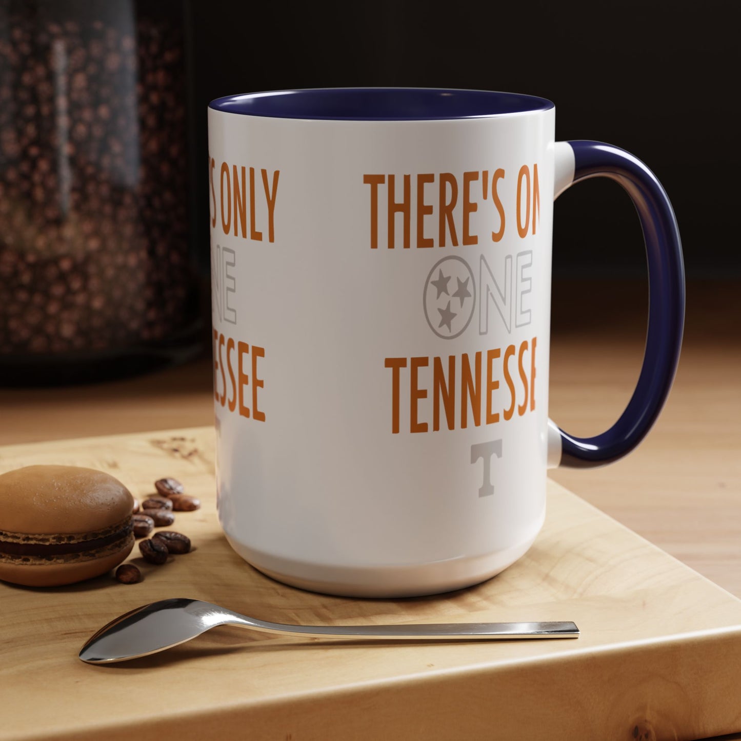 Tennessee Accent Coffee Mug - Perfect for Fans, Gift for Graduates, Home Office Essential, Sports Celebration, Personalized Tea Cup