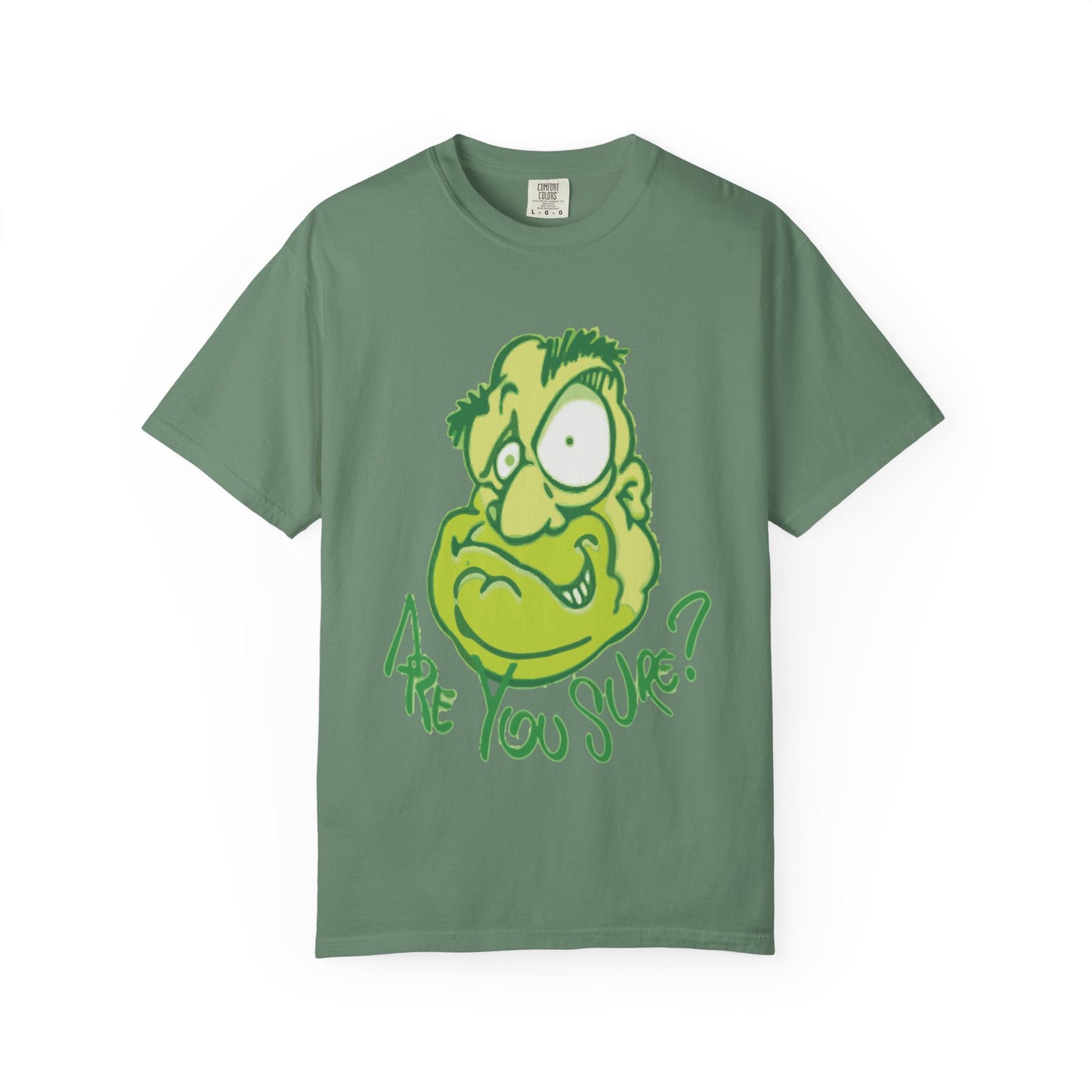Unisex Garment-Dyed T-Shirt with Quirky Cartoon Design - Perfect for Casual Wear, Gifting, Parties, and Everyday Comfort