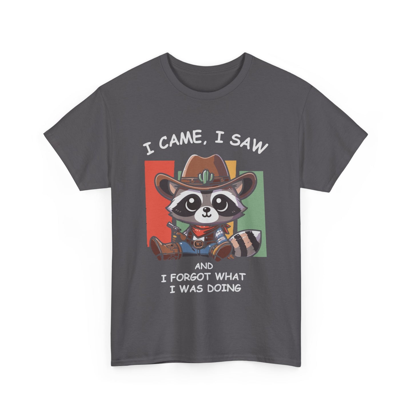 Fun Raccoon Graphic Tee, Cute Funny Animal T-Shirt, Unique Gift, Unisex Cotton Tee, Casual Wear, Birthday Gift, Humor Shirt
