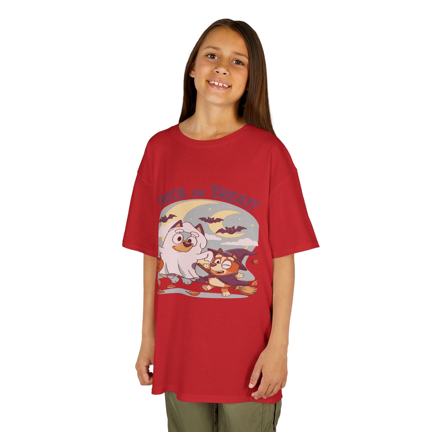 Kids Halloween T-Shirt, Trick or Treat Tee, Fun Ghost & Owl Shirt, Spooky Season Apparel, Cute Costume Top for Kids