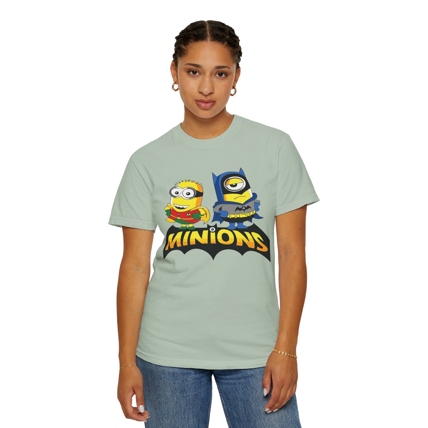 Minions Superhero Unisex T-shirt, Fun Gift for Kids, Cartoon Apparel, Birthday Party Outfit, Family Movie Night Wear