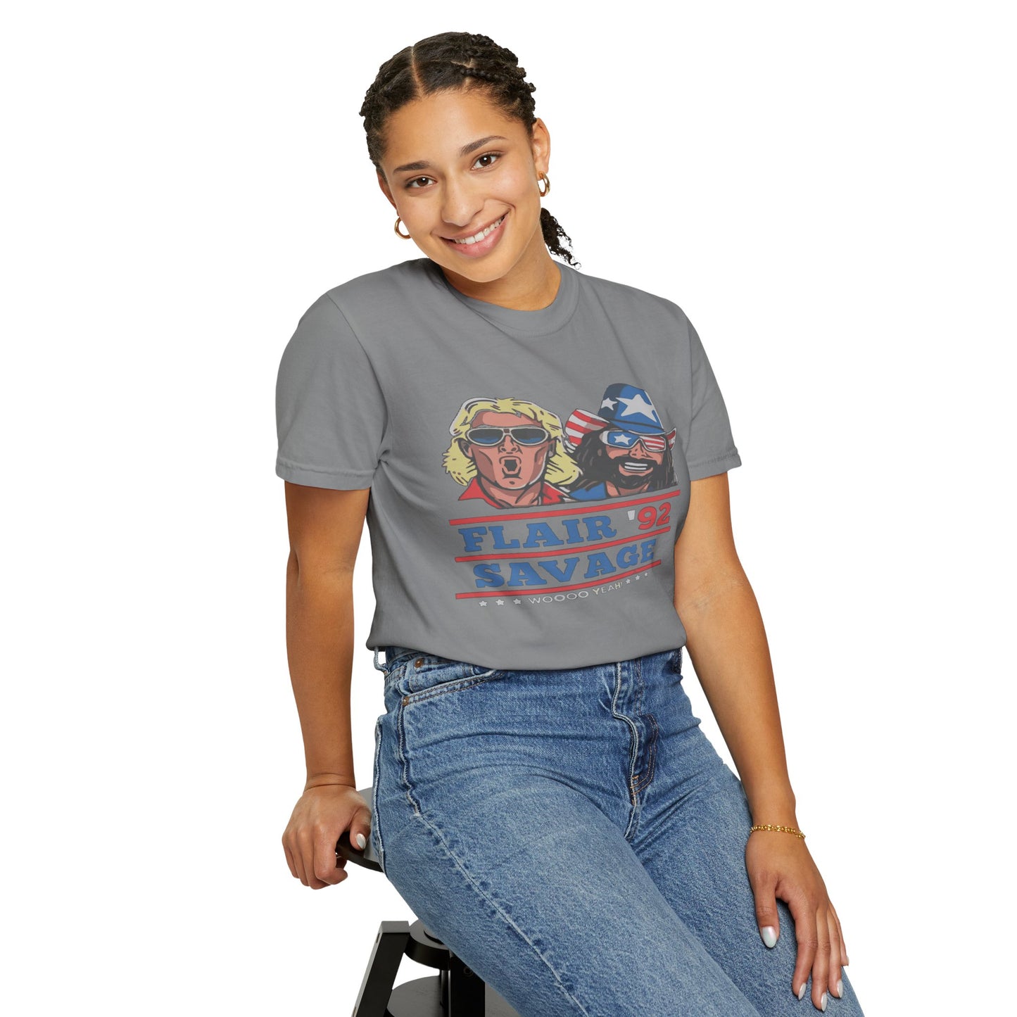Retro Wrestling Fan T-Shirt, Unisex Graphic Tee, Flair Savage Shirt, Sports Fan Apparel, Vintage Style Gift