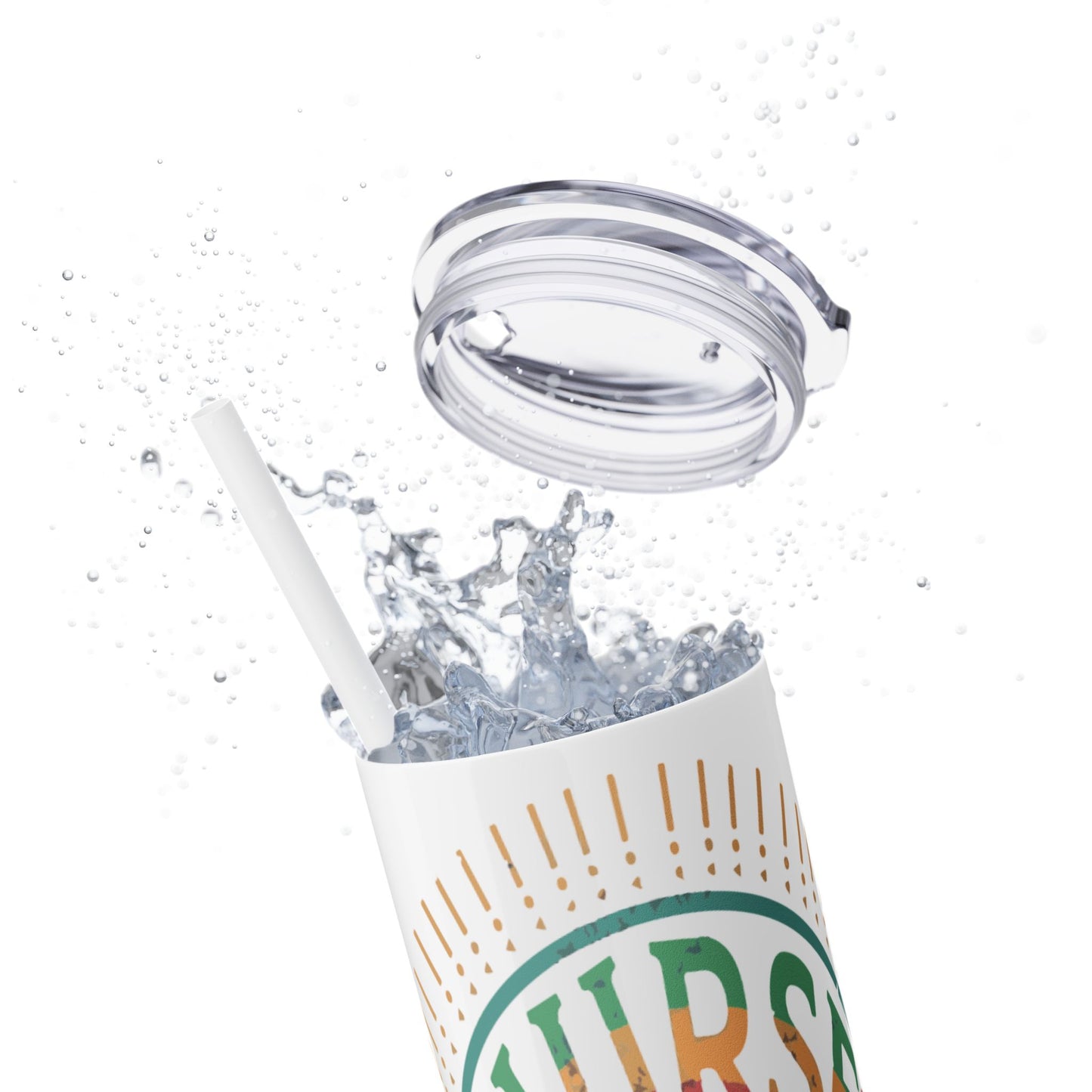 Nurse Skinny Tumbler, 20oz, Motivational Drinkware, Gift for Nurses, Summer Hydration, Nurse Appreciation Day