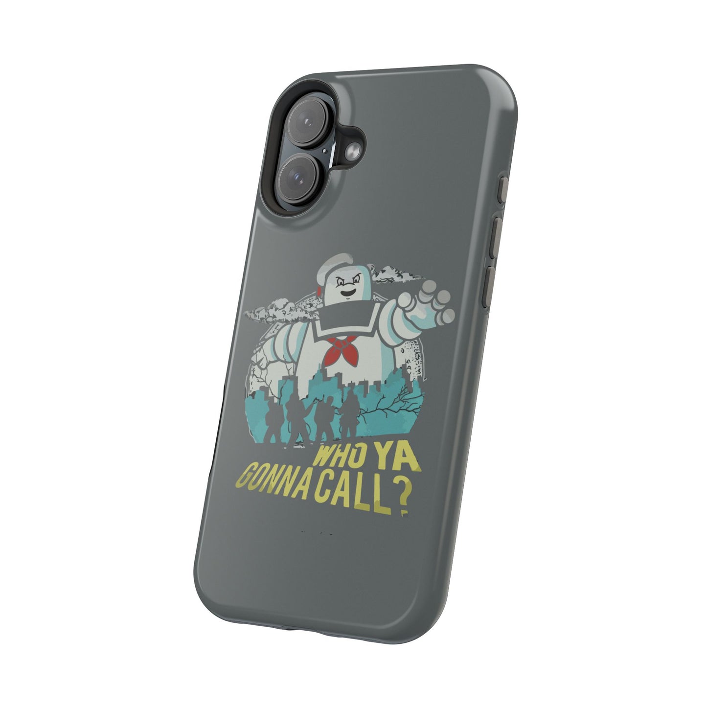 Ghostbuster-Inspired Tough Phone Case - Who Ya Gonna Call? - Perfect for Fans, Gift for Halloween, Geeky Accessories, Durable Protection