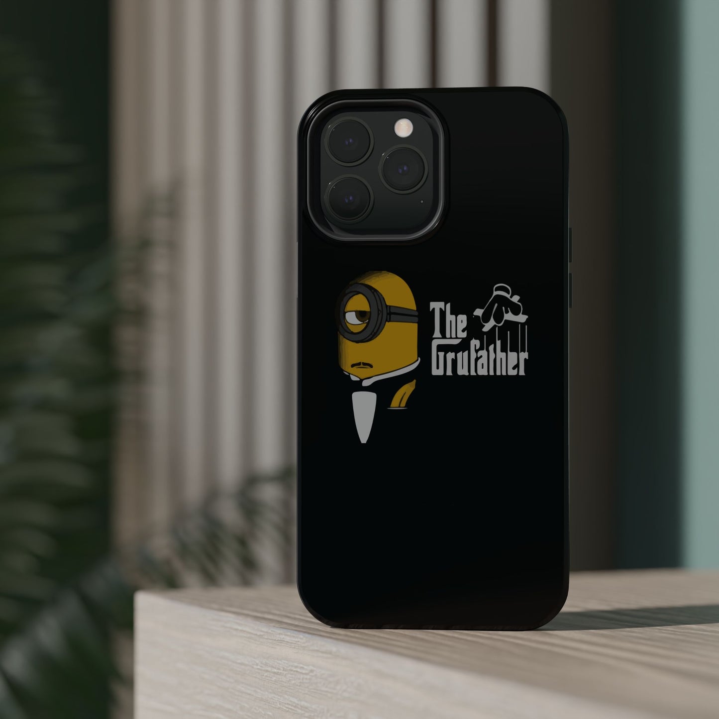 Magnetic Tough Cases: The Gruffather Phone Cover, Gift for Minions Fans, Unique Cell Phone Case, Durable Protective Case, Fun Cartoon Design